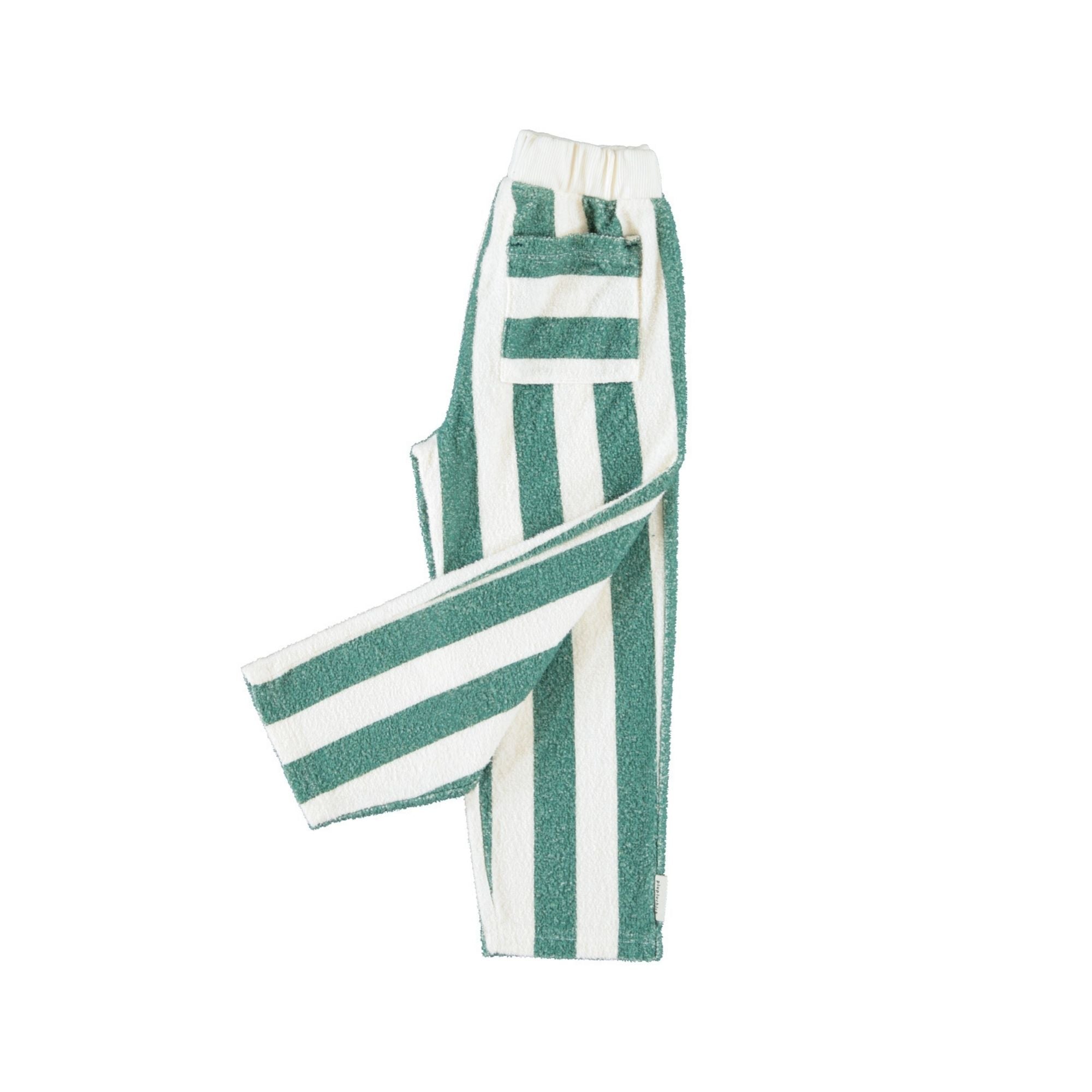 Sweatshirt Set | Ecru & Green Stripes