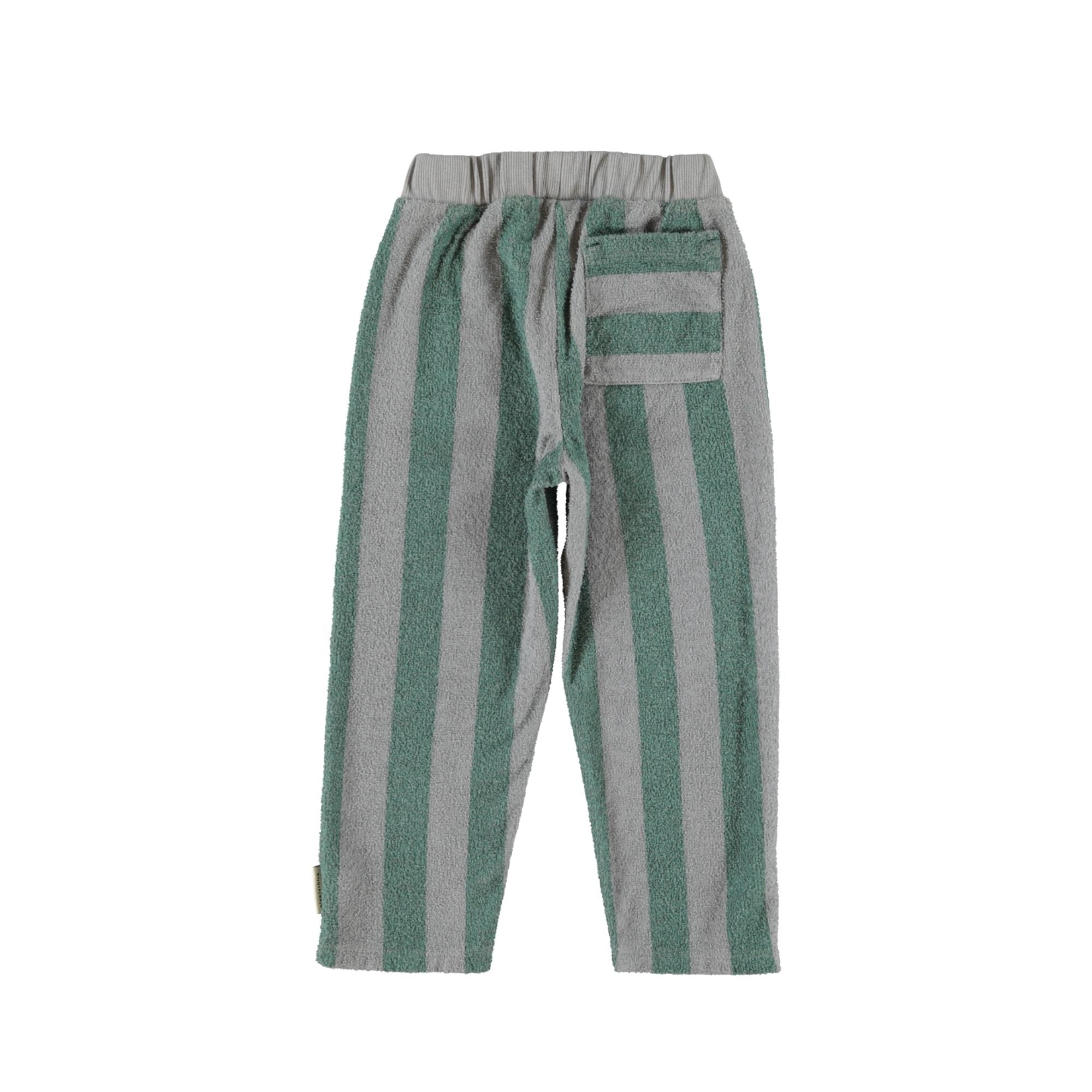 Sweatshirt Set | Grey & Green Stripes