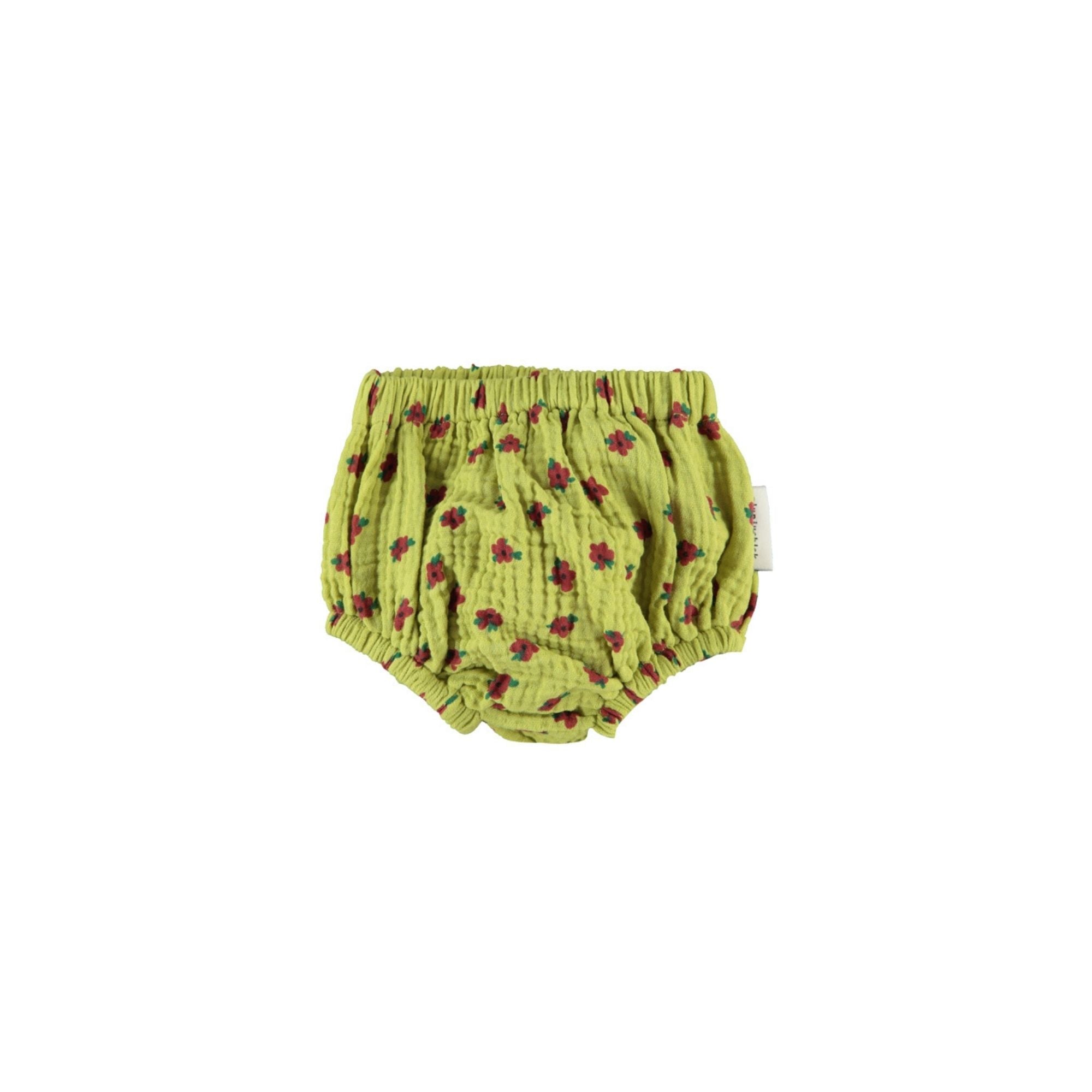 Baby Set | Pistachio Green with Flowers