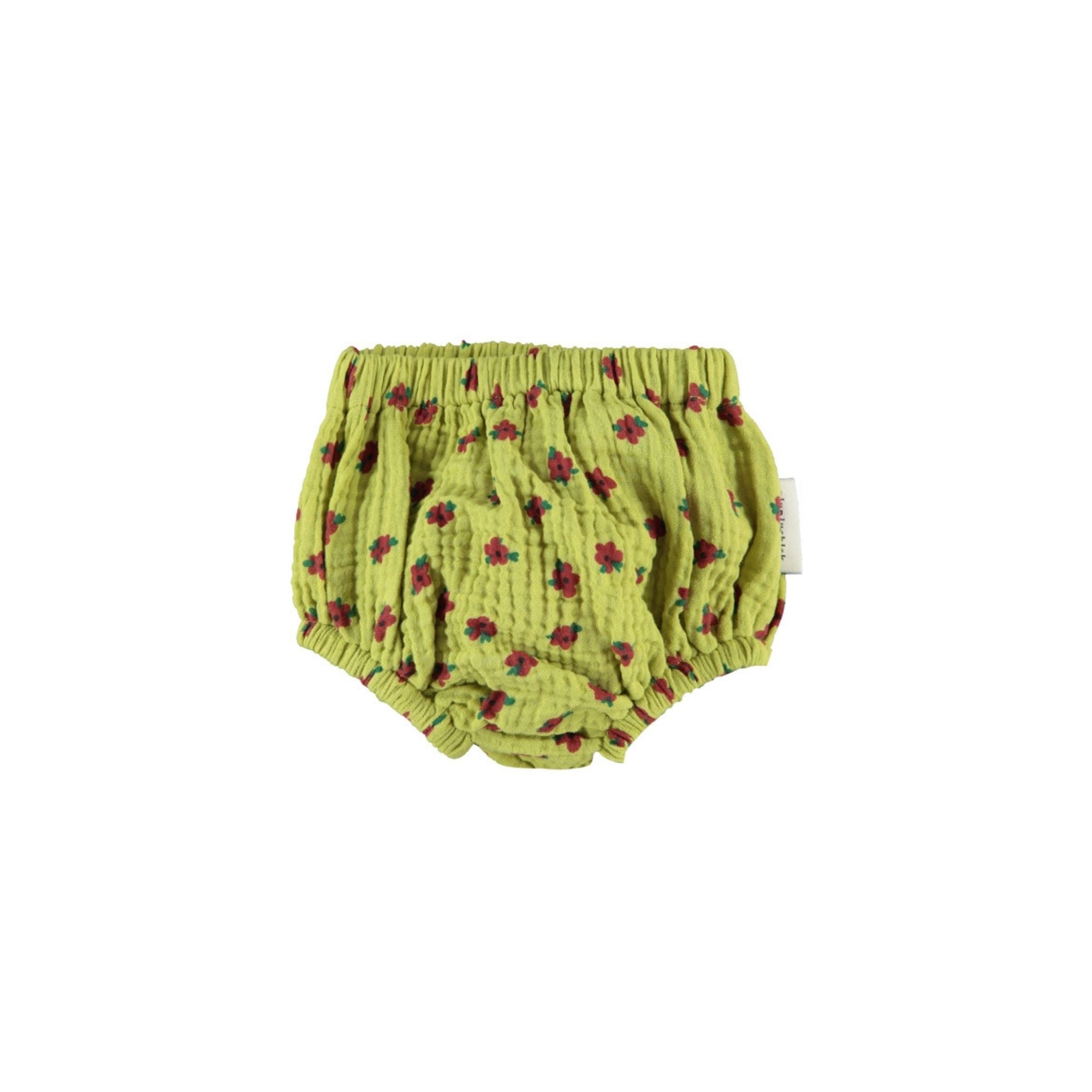 Baby Set | Pistachio Green with Flowers