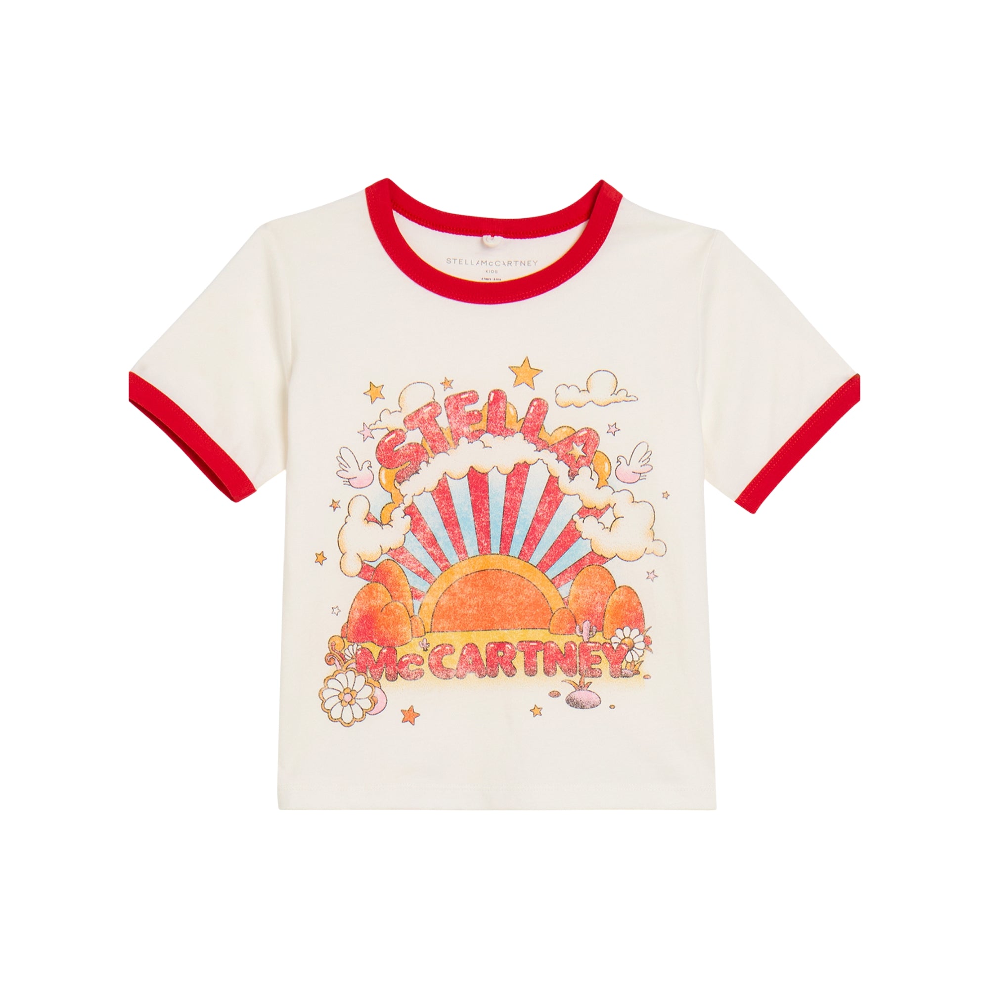 Clouds Organic Cotton T-shirt | Ivory