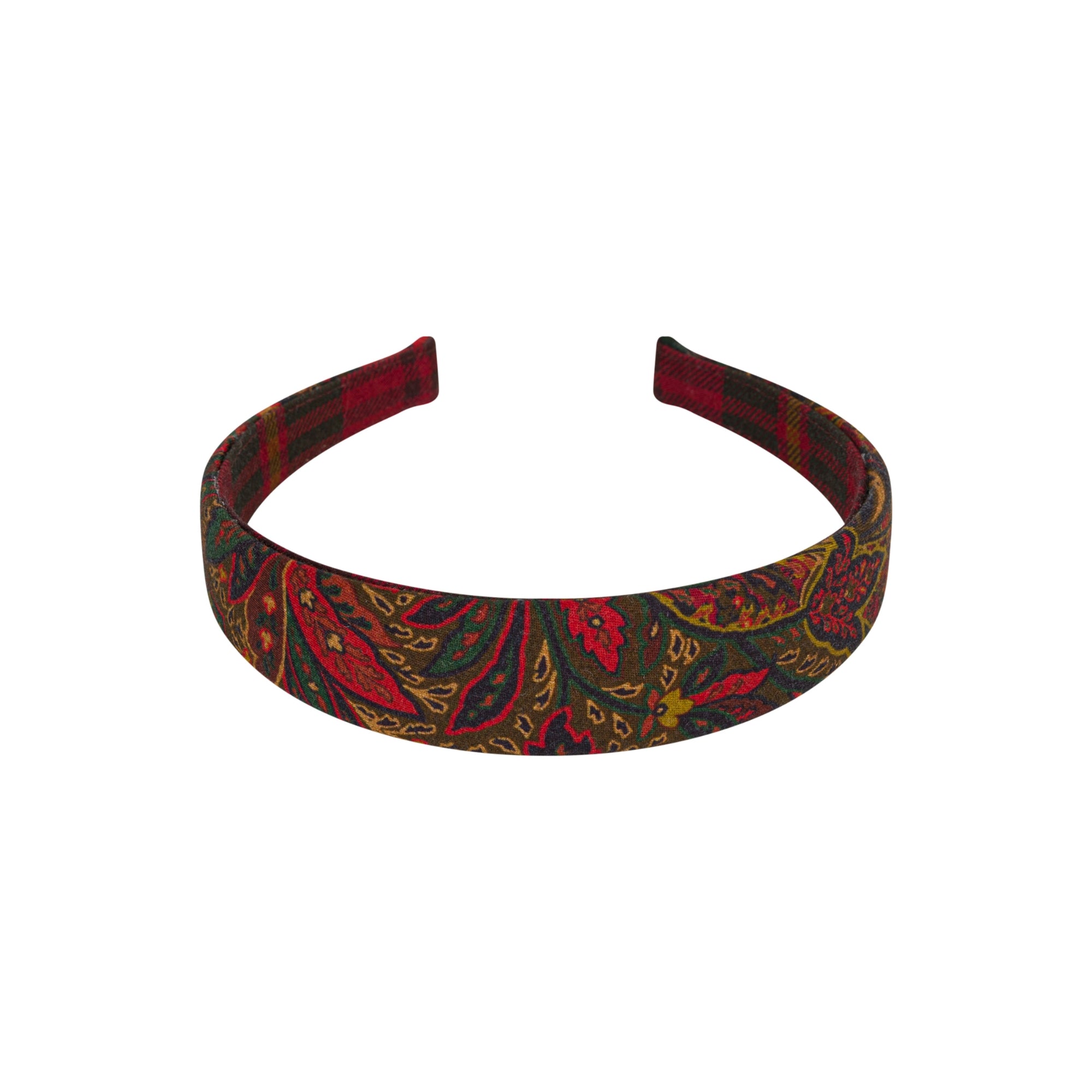 Lightweight Flannel Hairbrand | Bordeaux
