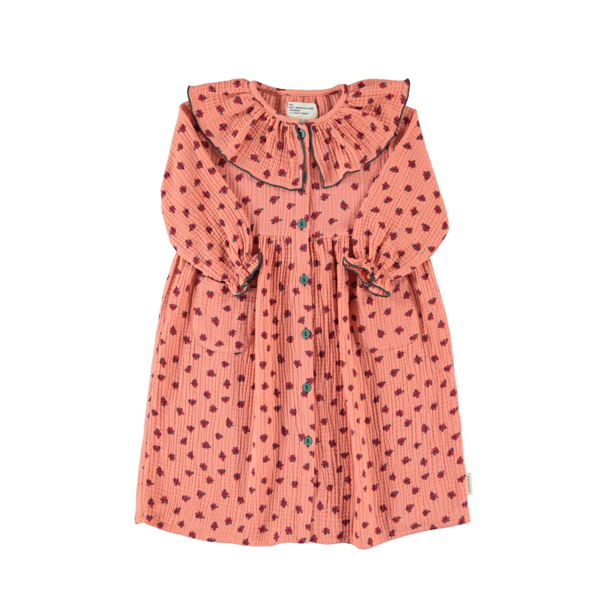 Long Dress | Pink with Flowers