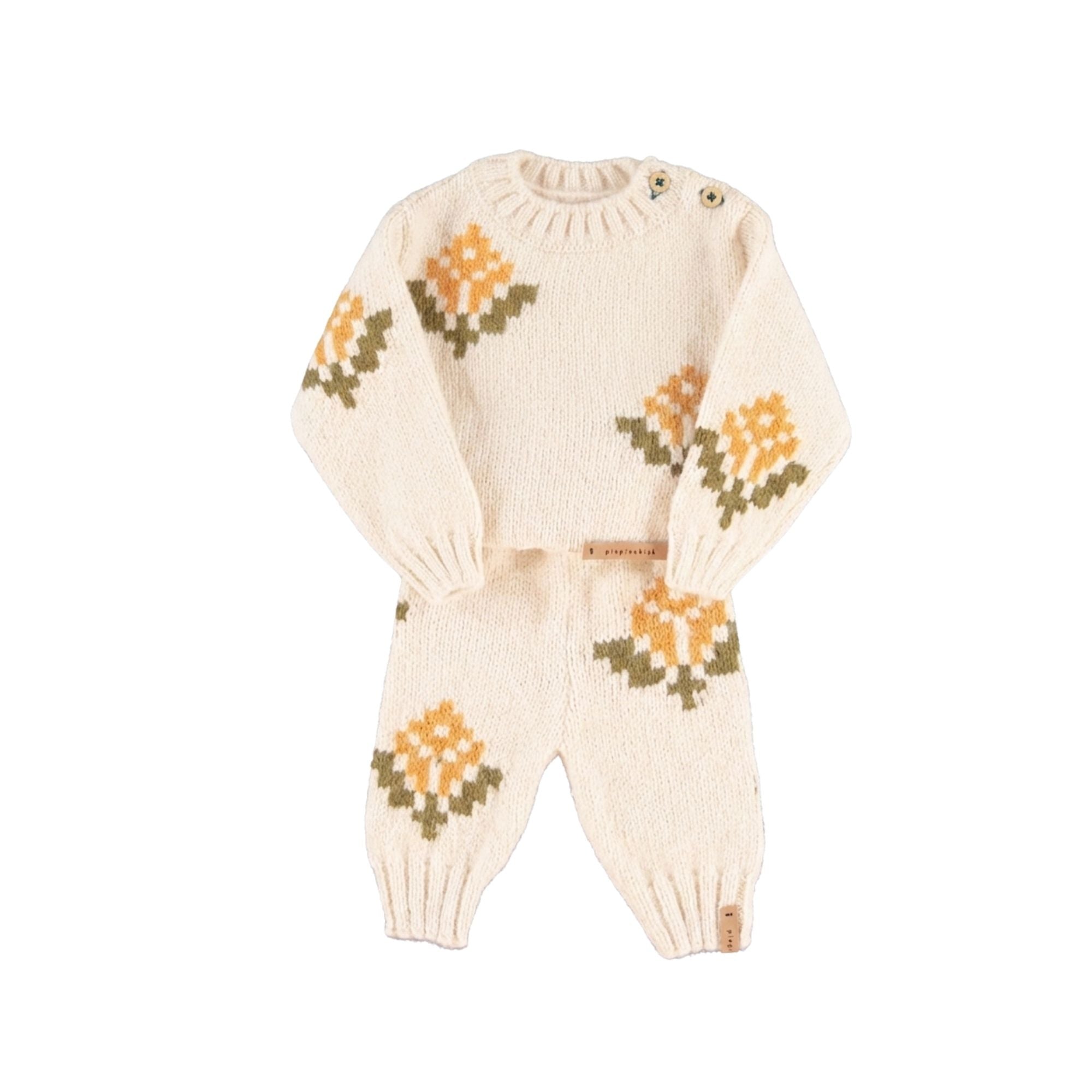 Knitted Baby Set | Ecru