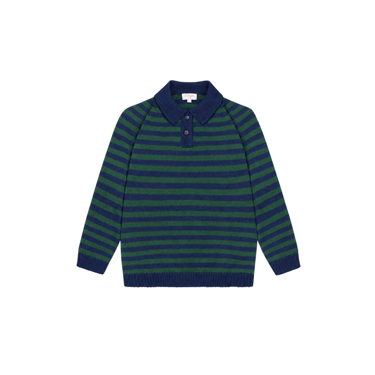 Brio Merino Jumper | Navy Stripe