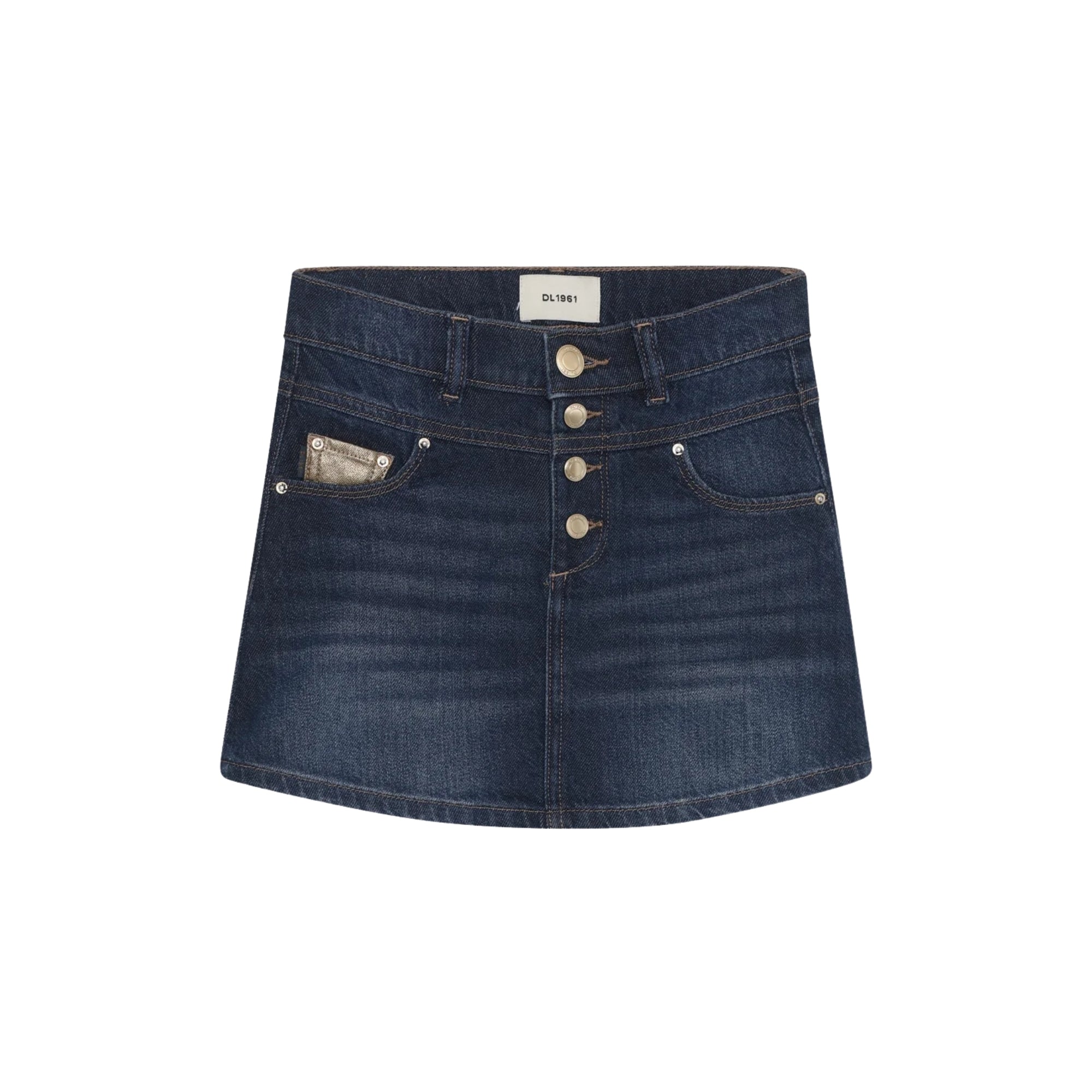 Jenny Mini Skirt | Deep Water