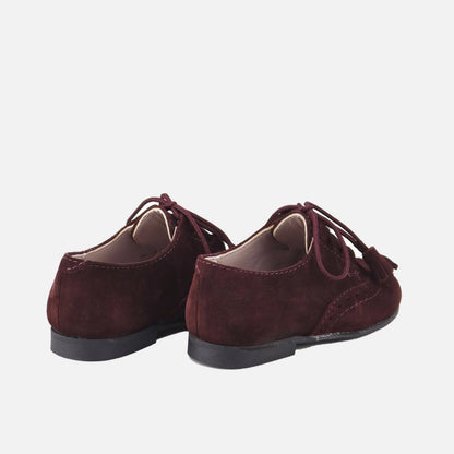 Classic Suede Bordeaux Brogues