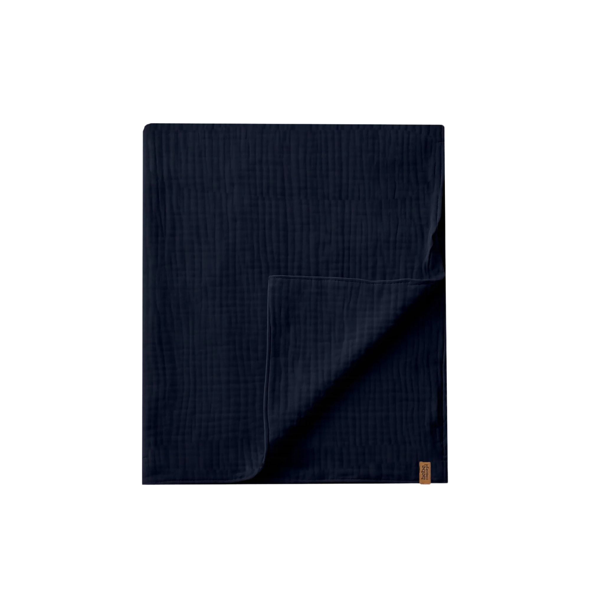 Baby Blanket | Navy Muslin