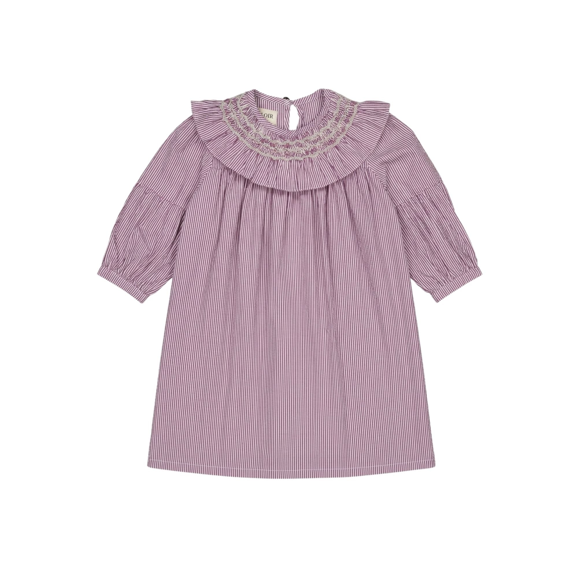 Bianca Dress | Burgundy Stripes