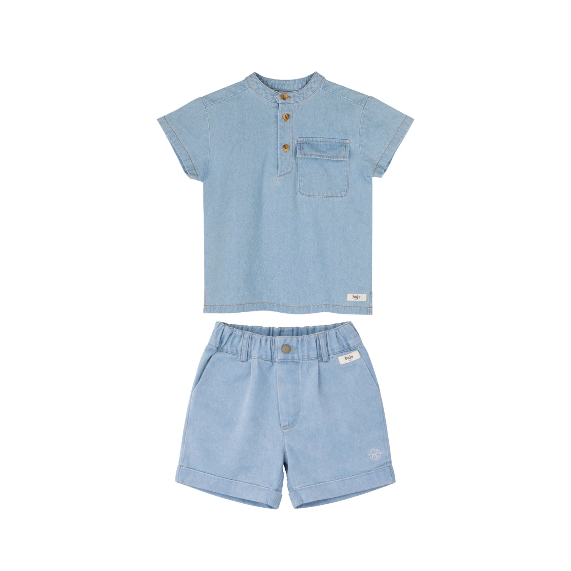 Maas Shorts Set | Blue Denim