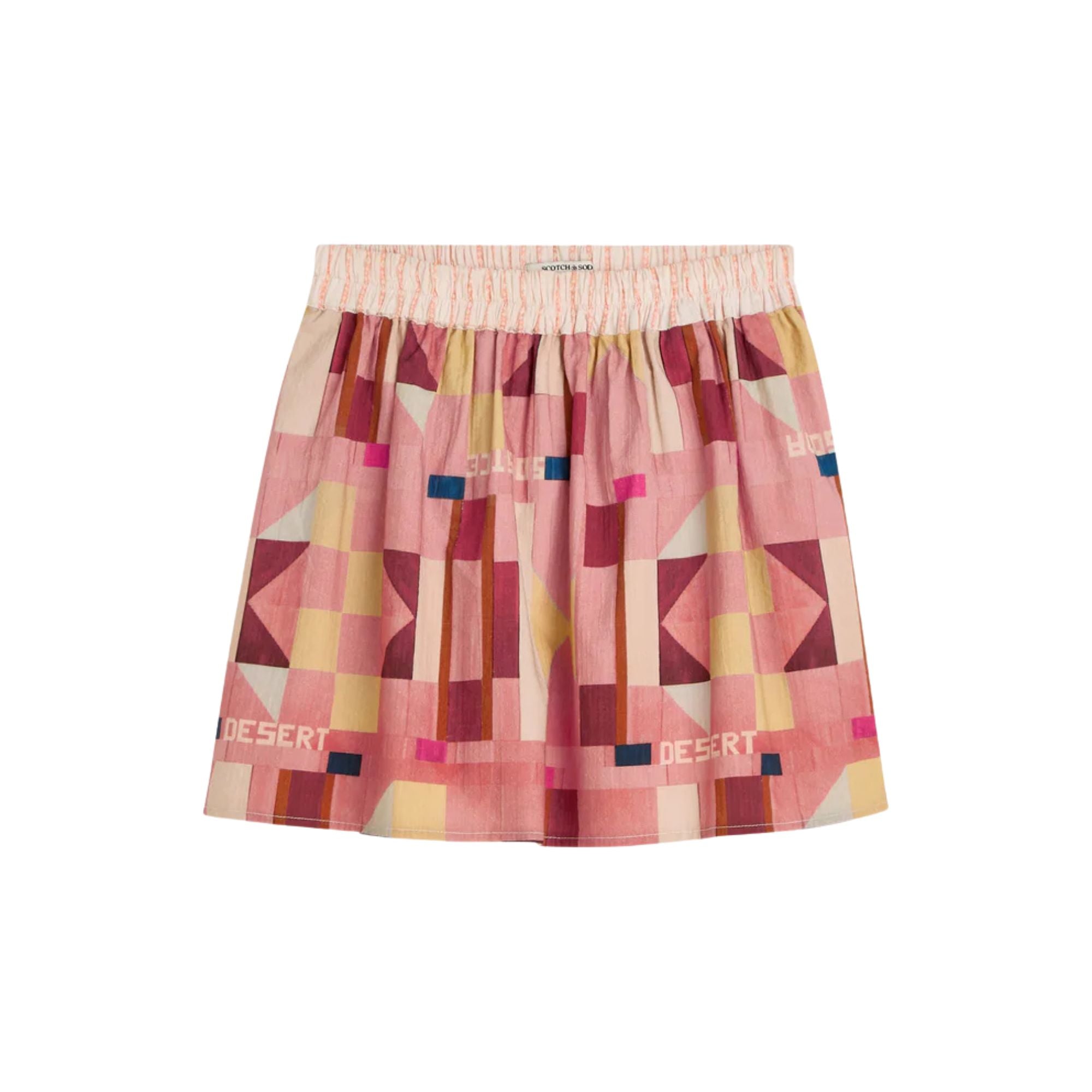 Patchwork Gilet Skirt Set | Canyon Clay