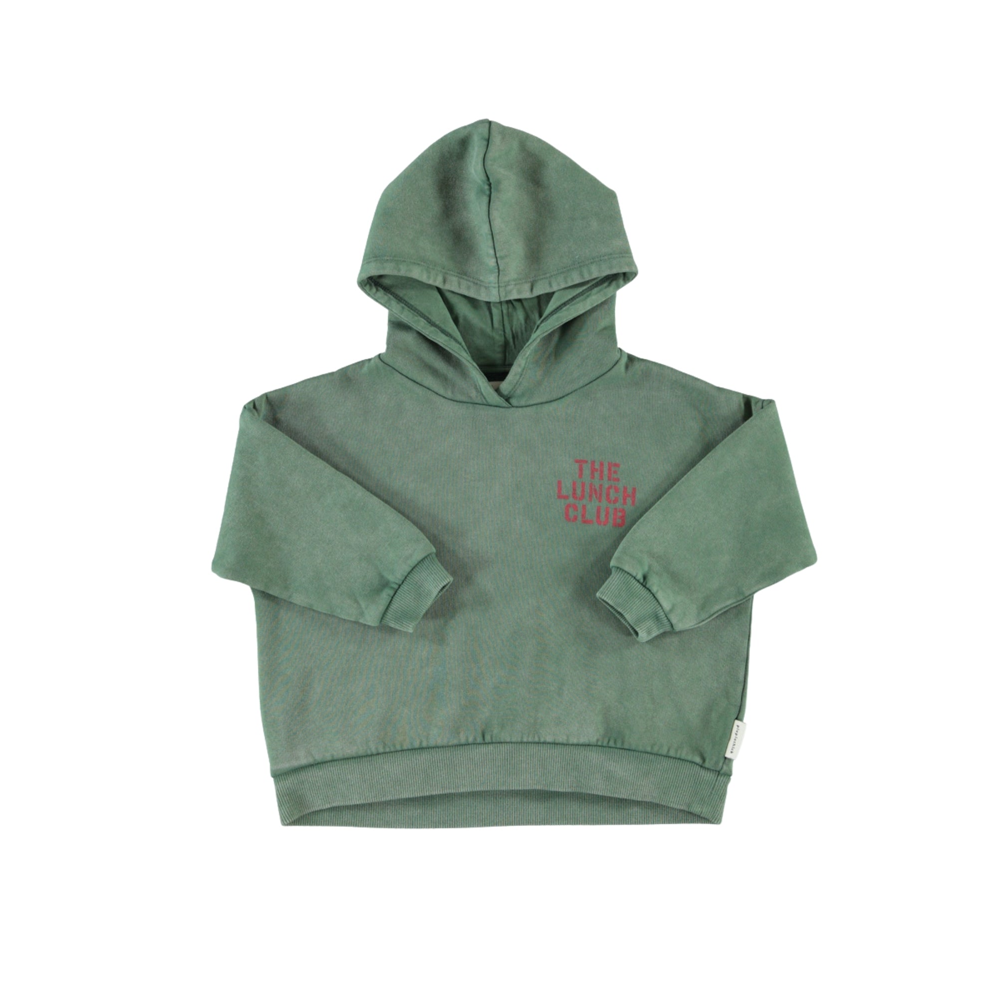 Hoodie | Green with Apple Print
