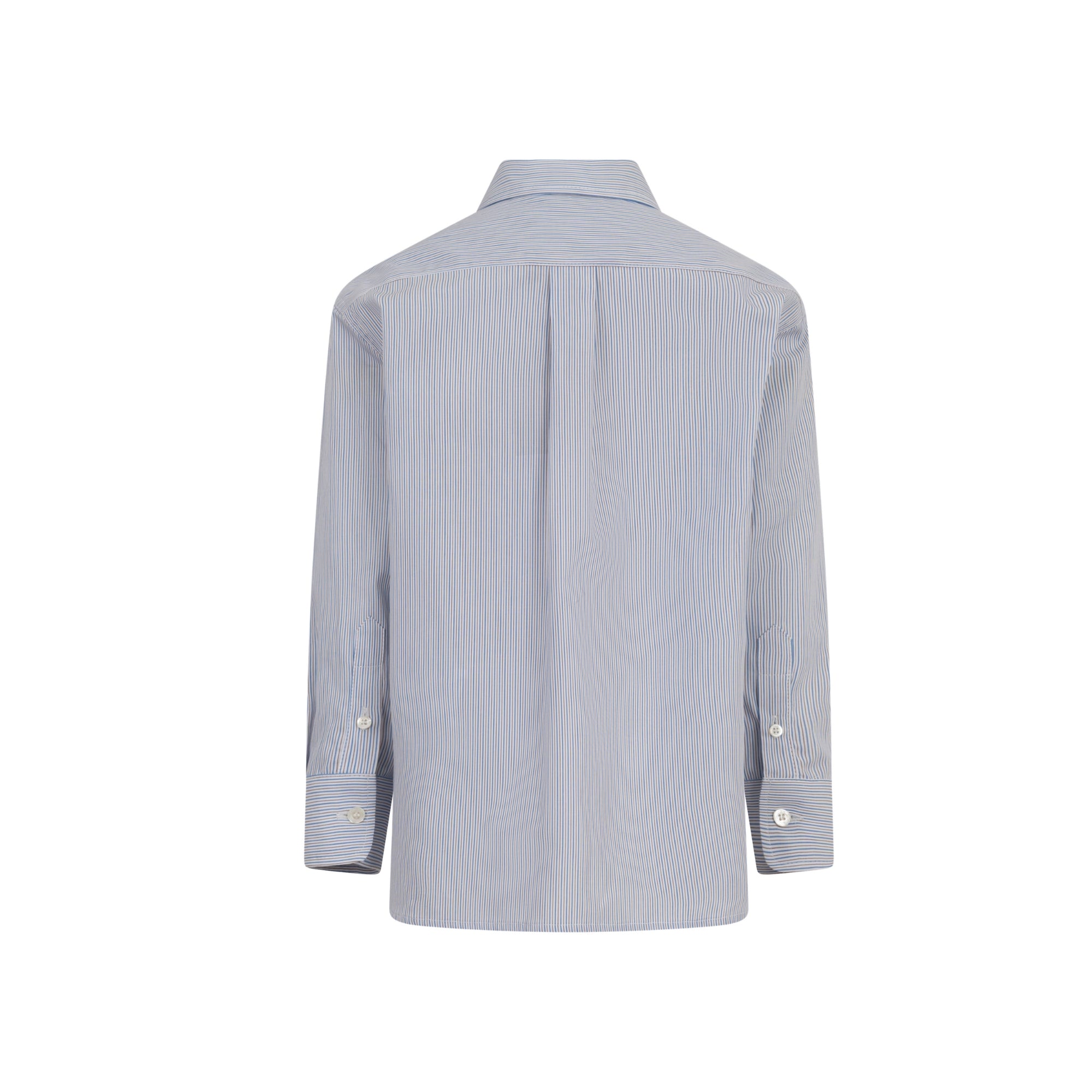 Pegaso Embroidered Shirt | Blue