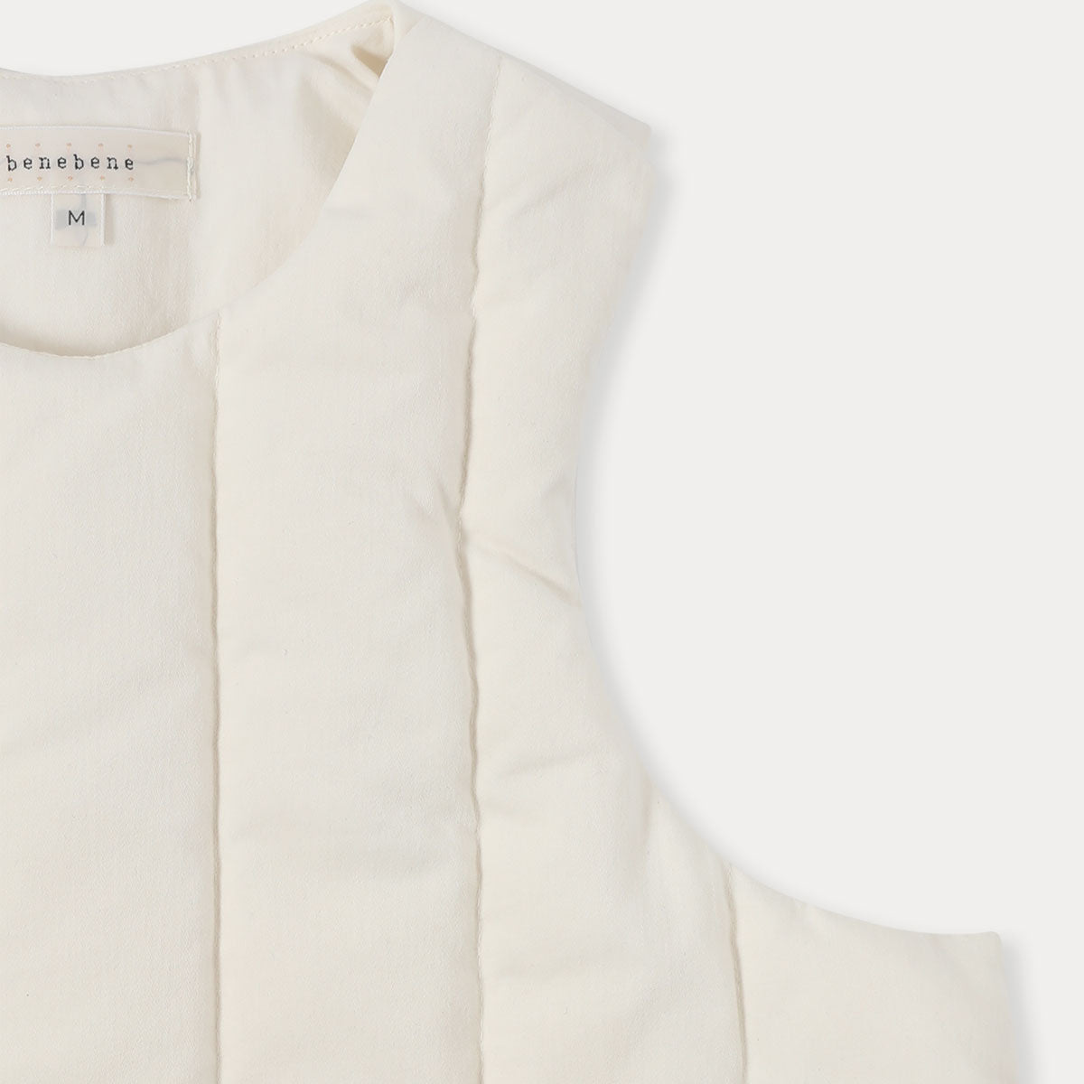 Duck Down Warm Bib | Ivory