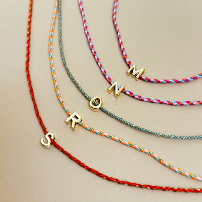 Braided Initial Necklace