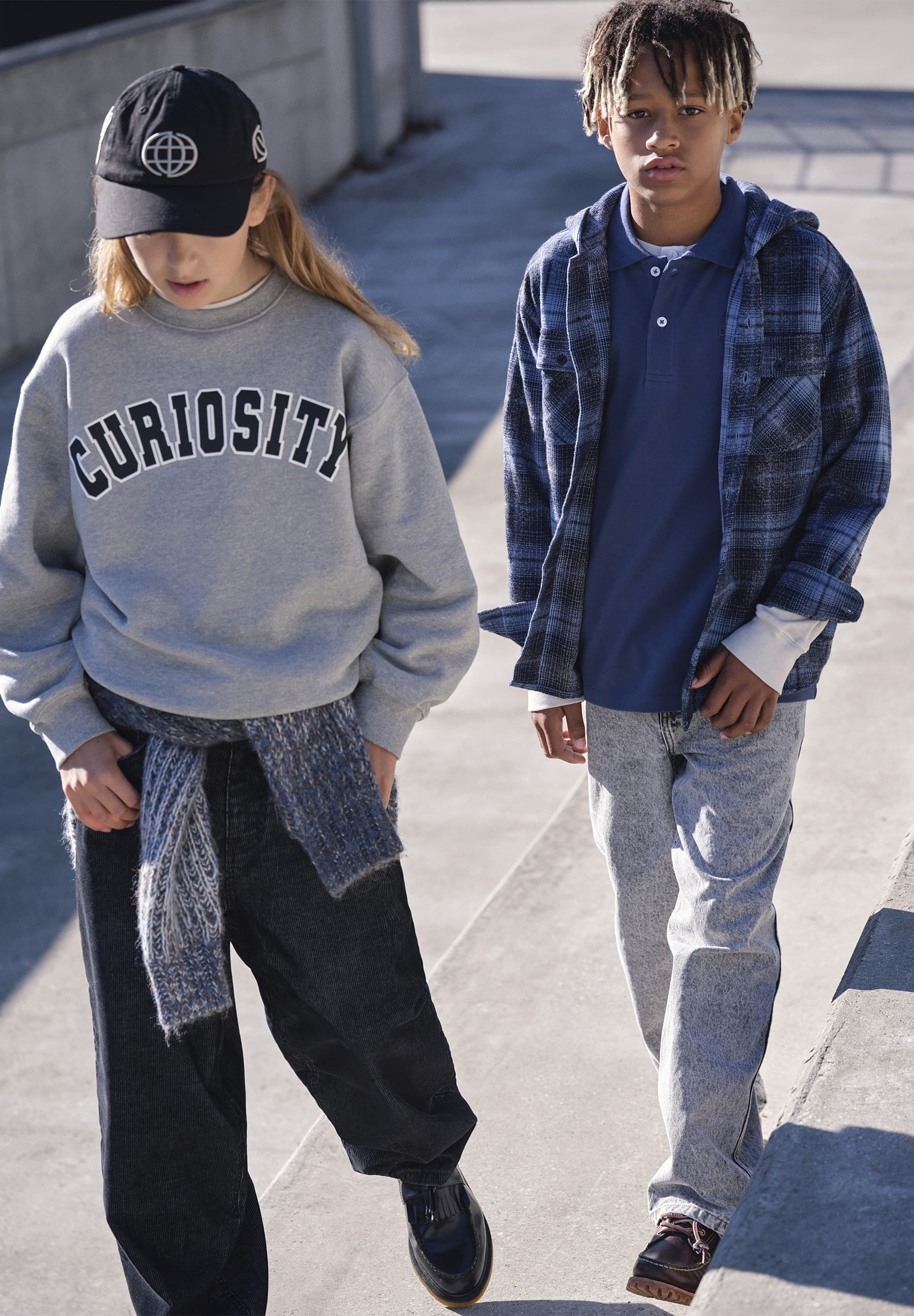 Magni Sweatshirt Set | Grey Melange