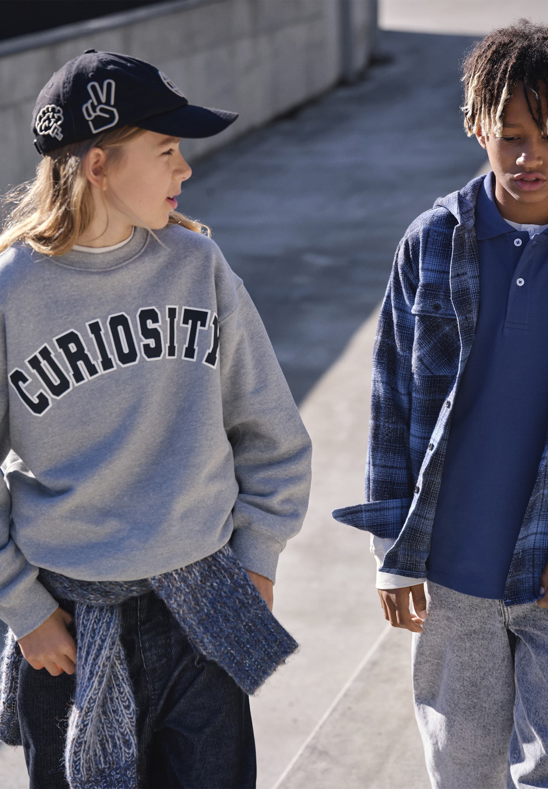 Magni Sweatshirt Set | Grey Melange