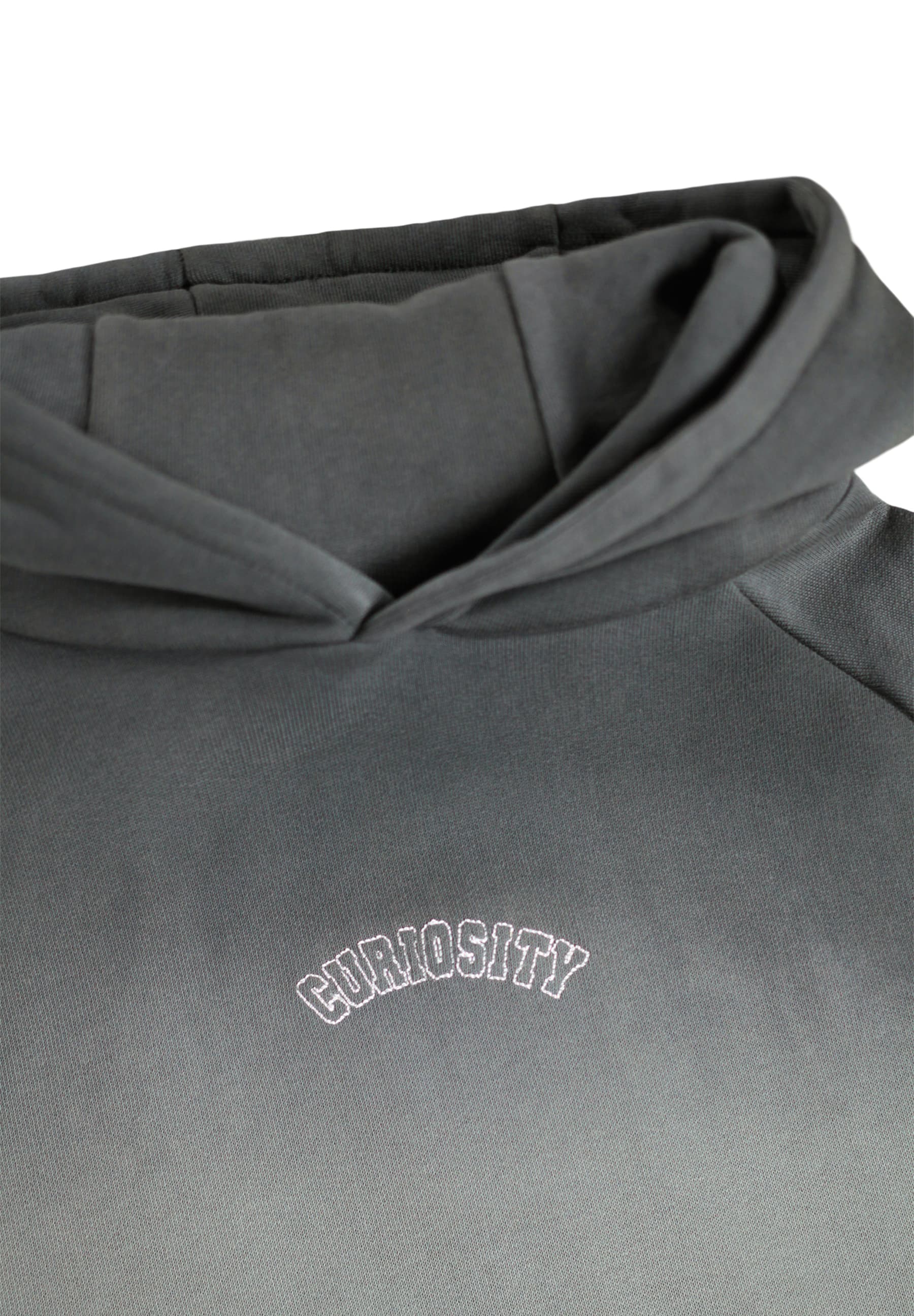 Mic Hoodie Set | Storm Grey Dip Dye