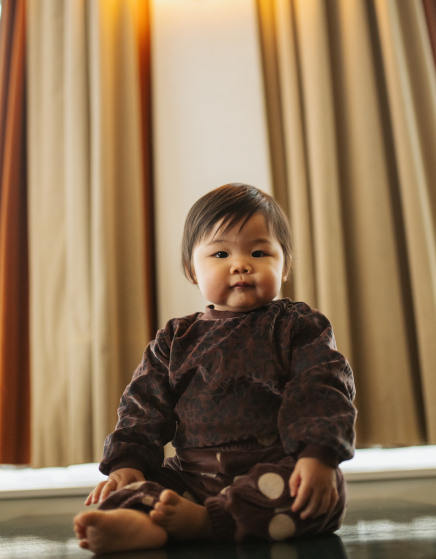 Cozy Drop Sweater Set | Chocolate Leopard