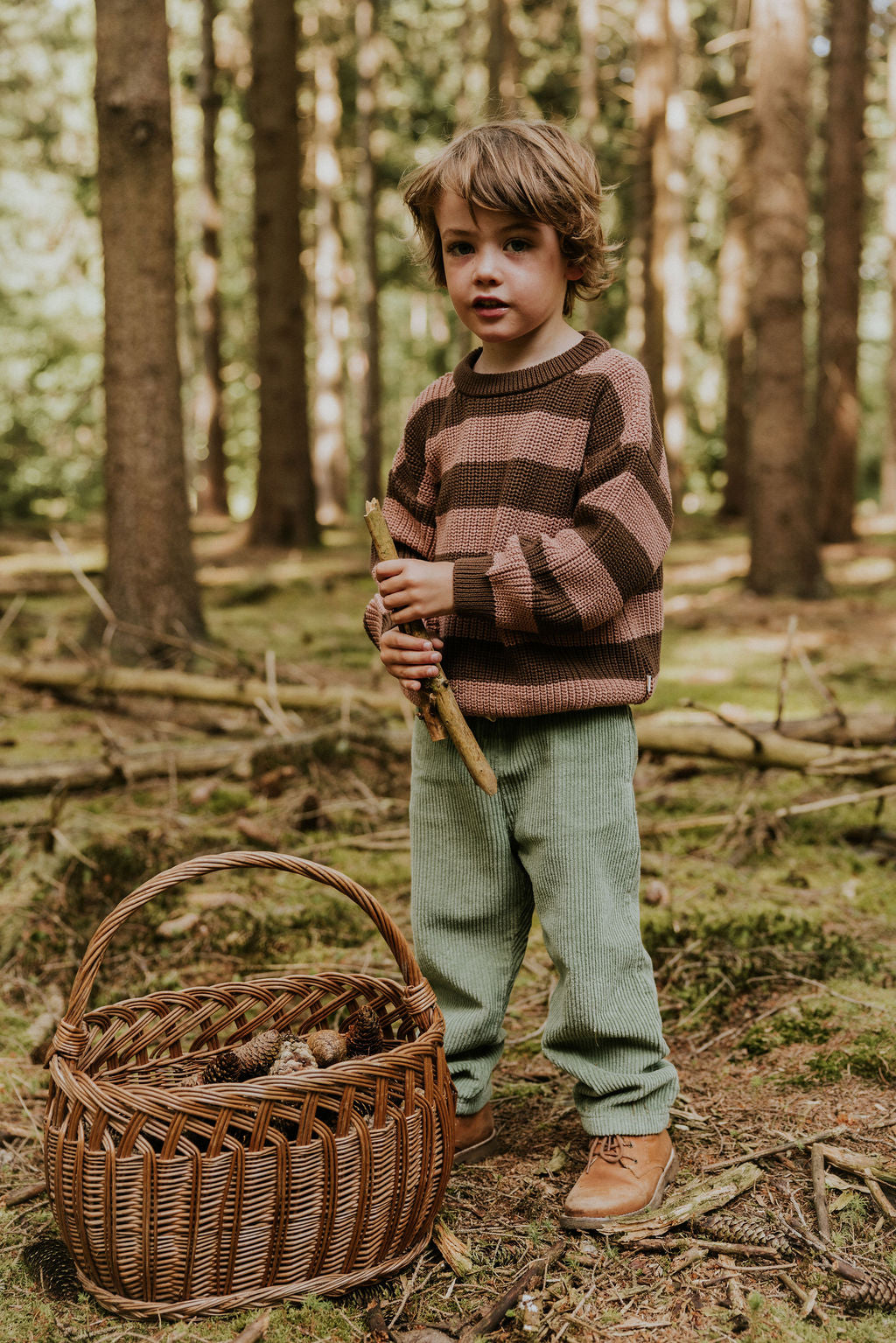 Beau Corduroy Trousers | Moss