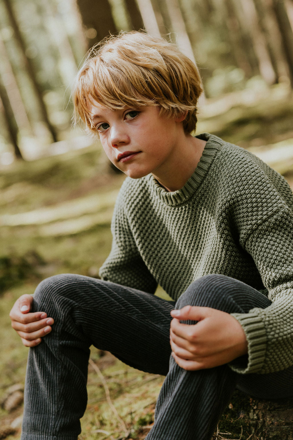 Kyoto Knitted Sweater | Moss