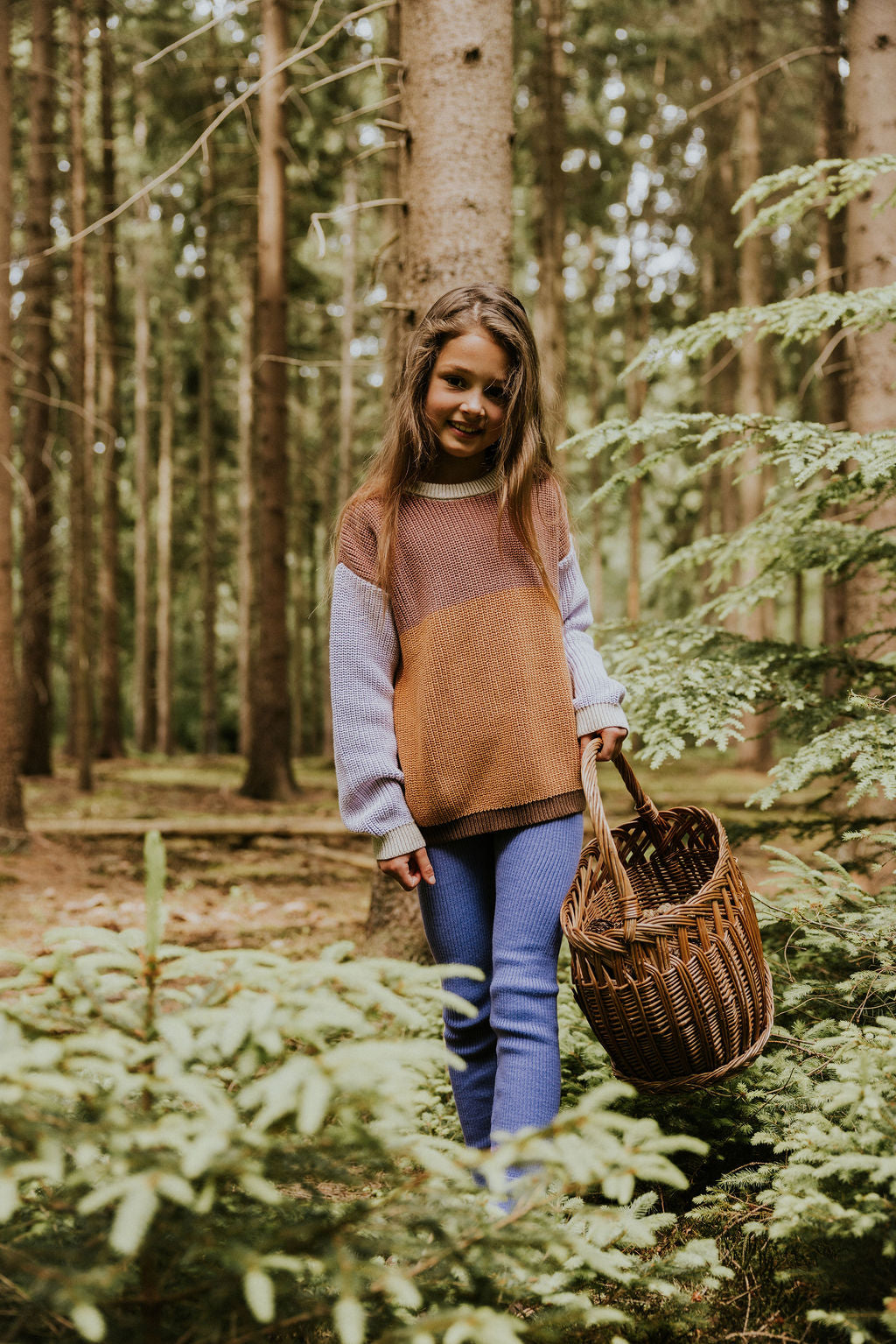 Knitted Fine Rib Leggings | Aster