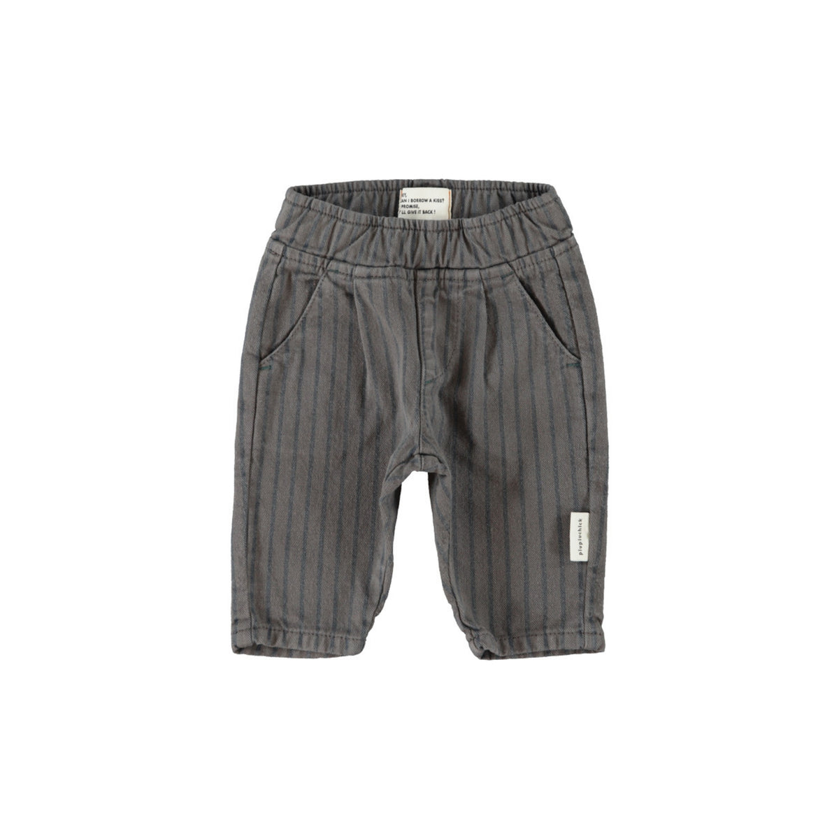 Trousers | Grey with Black Stripes