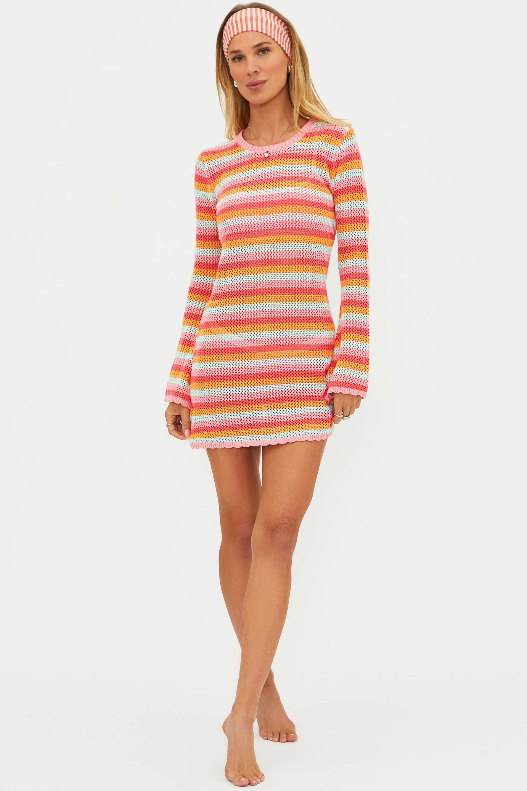 Womens Libbi Dress | Guava Jelly Crochet