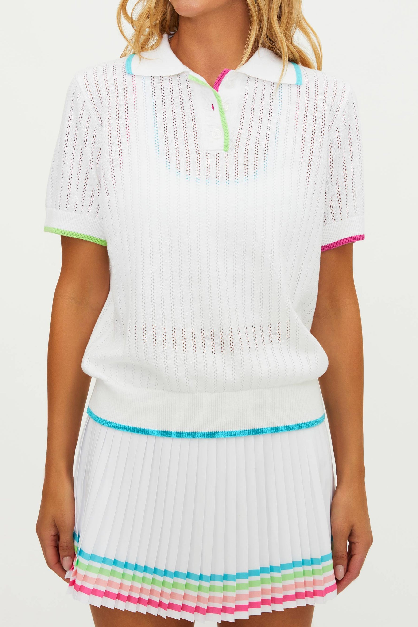 Womens Sia Hibiscus Cove Top | White