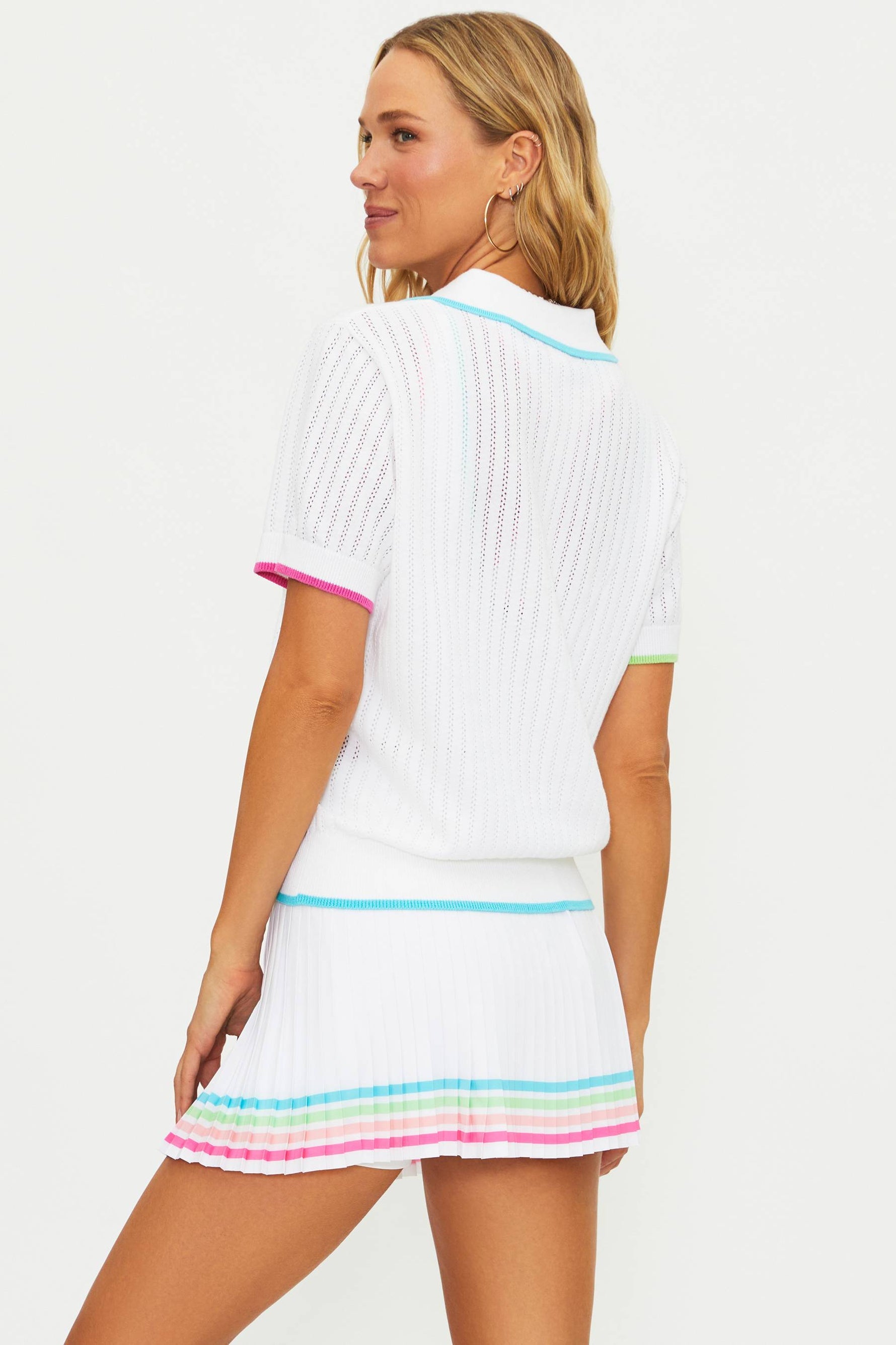 Womens Sia Hibiscus Cove Top | White