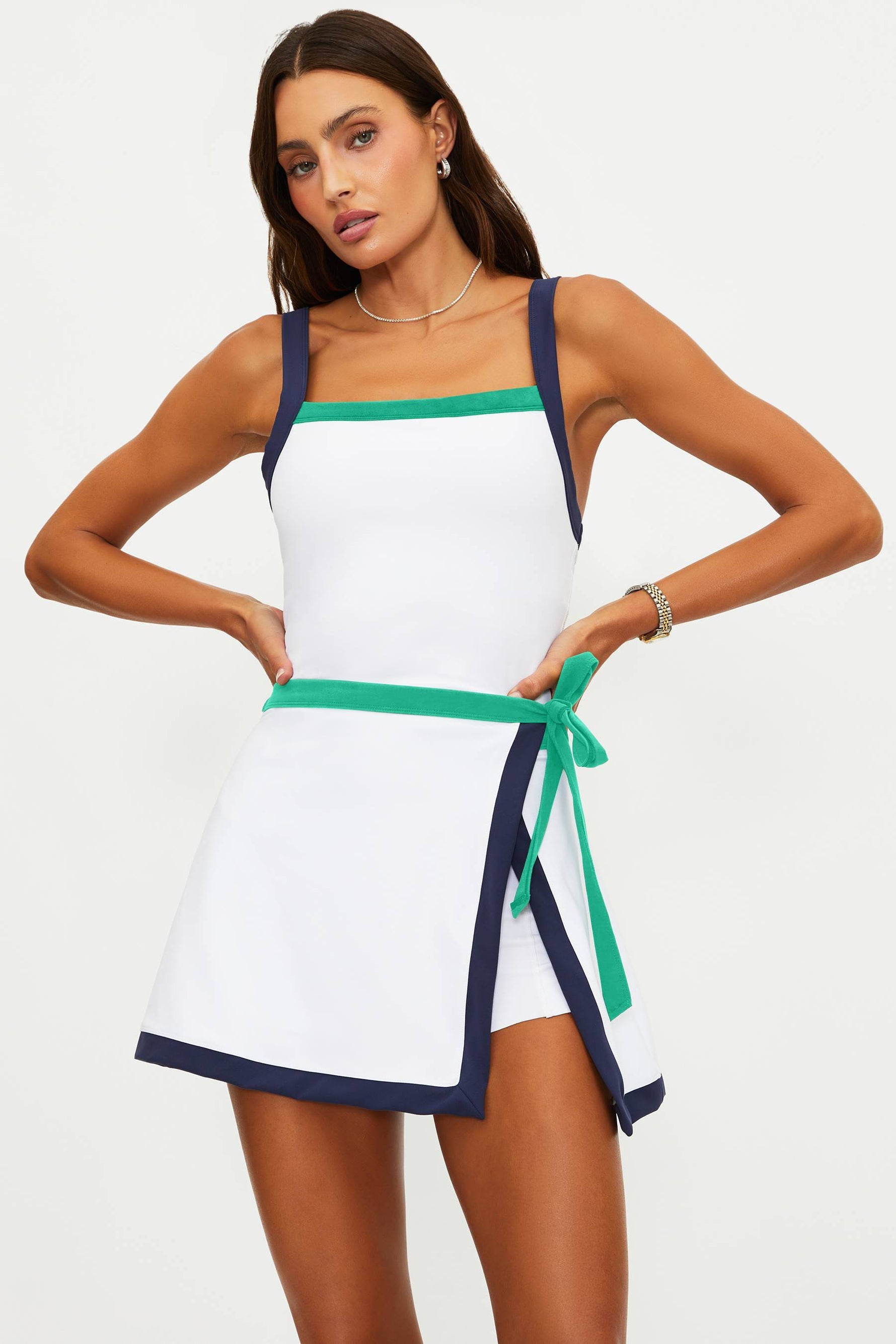 Womens Prim Dress | Twilight Tides Colorblock