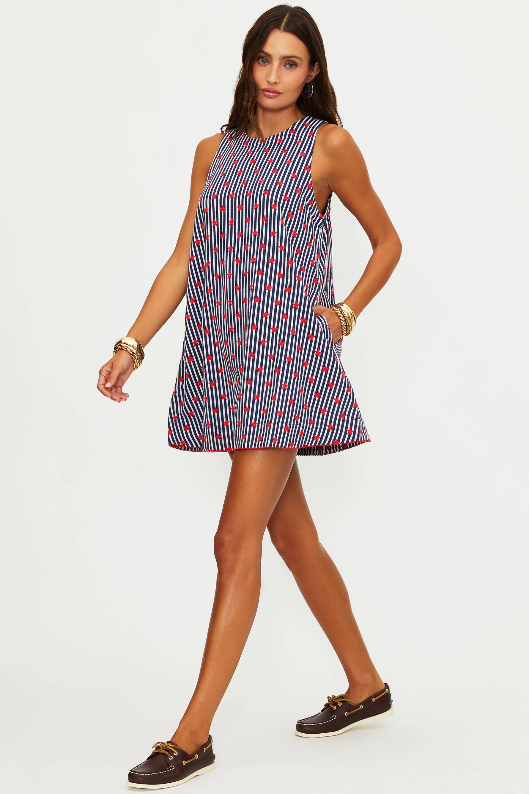 Womens Caprina Mini Dress | Star Spangled Seas