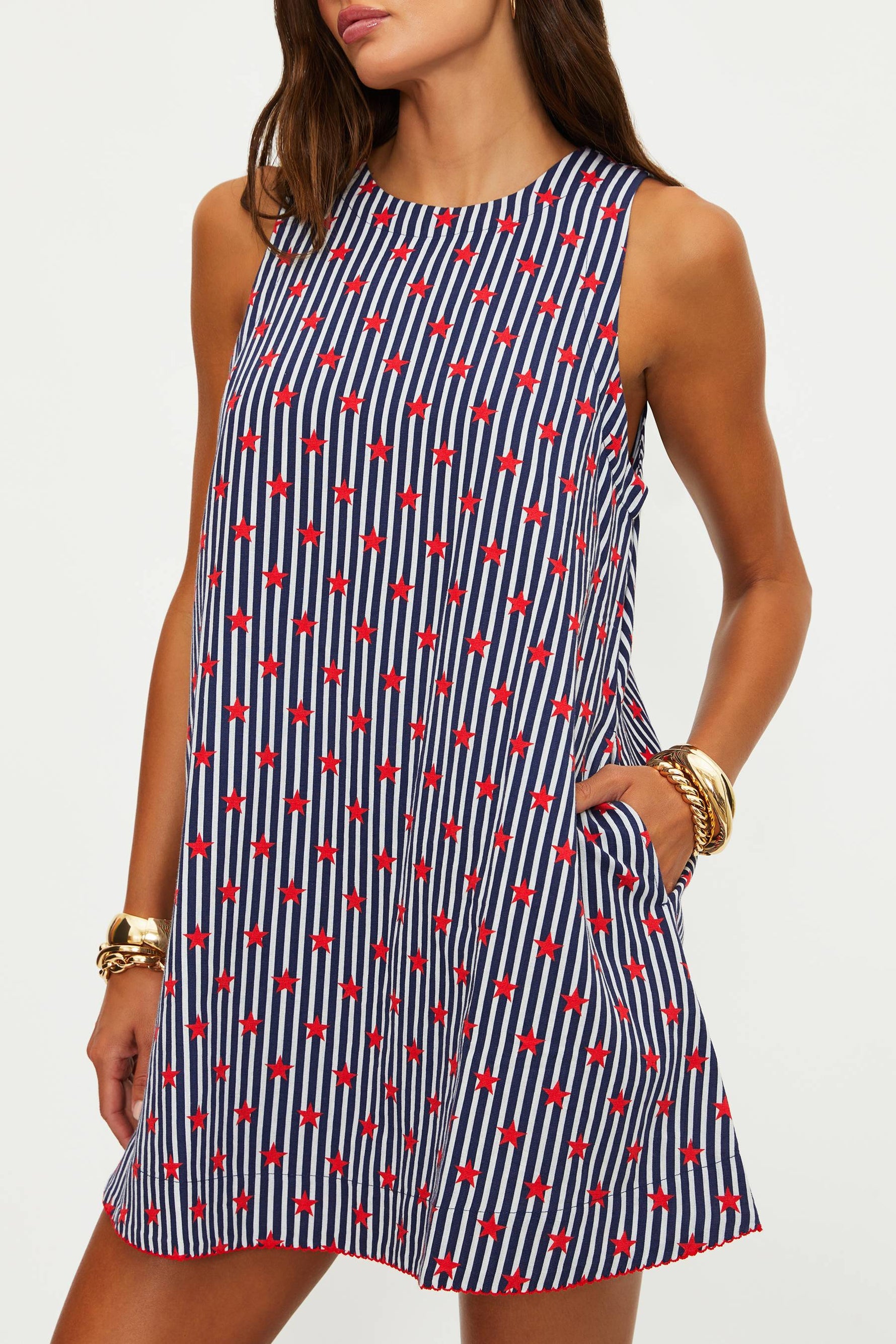 Womens Caprina Mini Dress | Star Spangled Seas