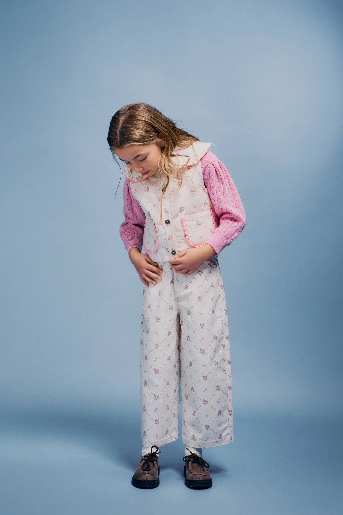 Heidi Pants | Needlepoint Print