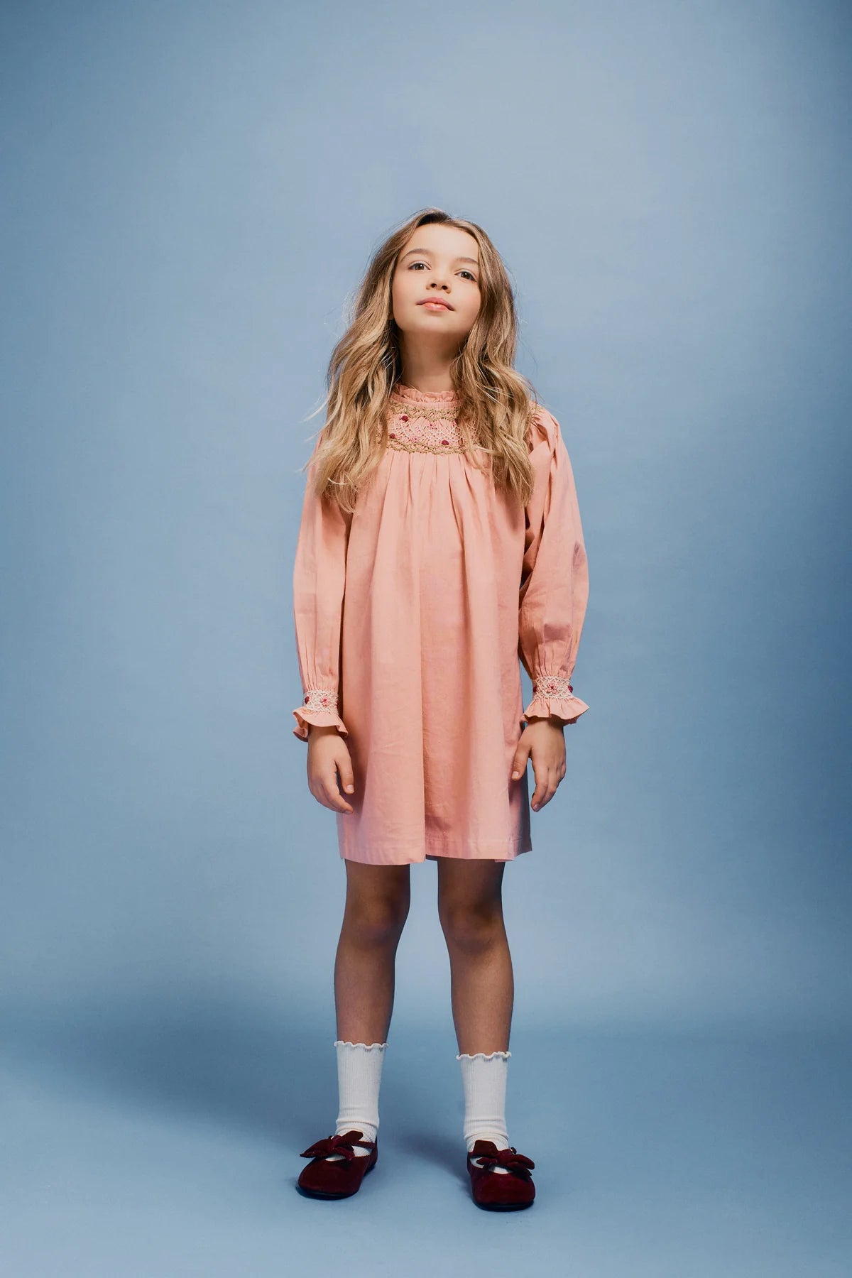 Margot Smocked Dress | Dusty Rose