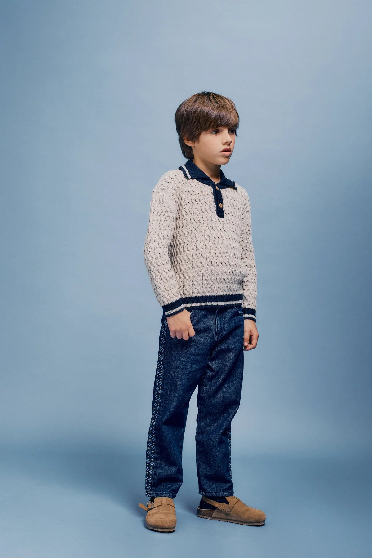 Noa Polo | Cable Knit