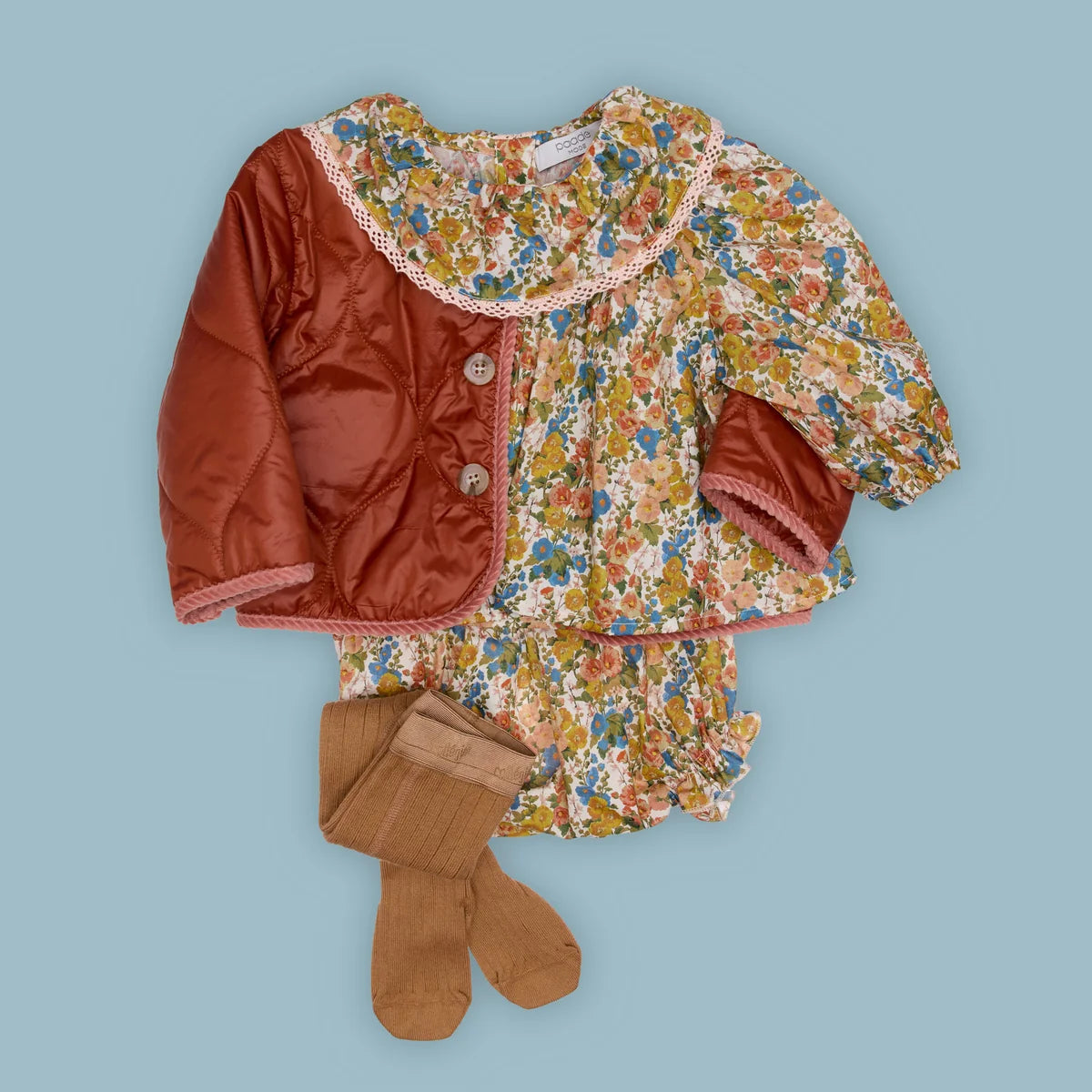 Felix Baby Puffer Jacket | Caramel