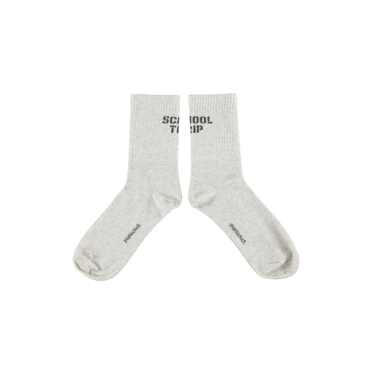 Socks | Light Grey with School Trip