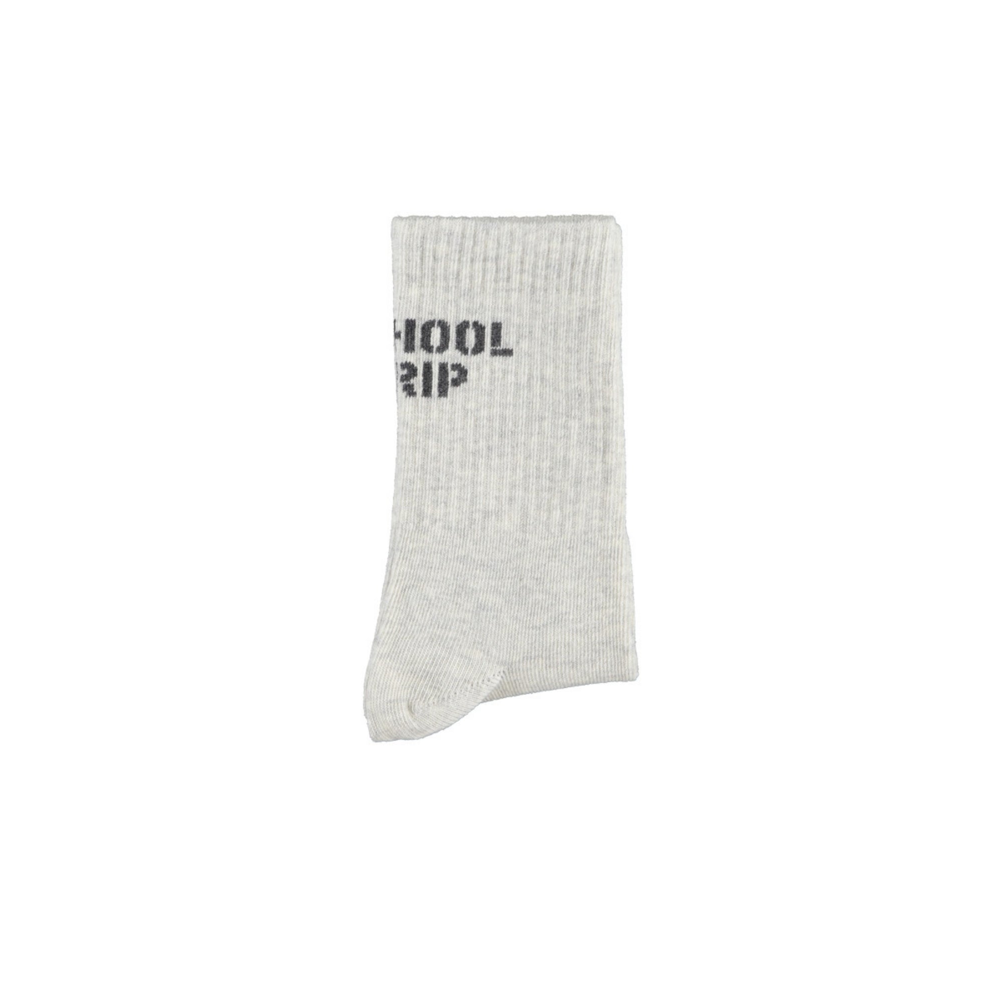 Socks | Light Grey with School Trip