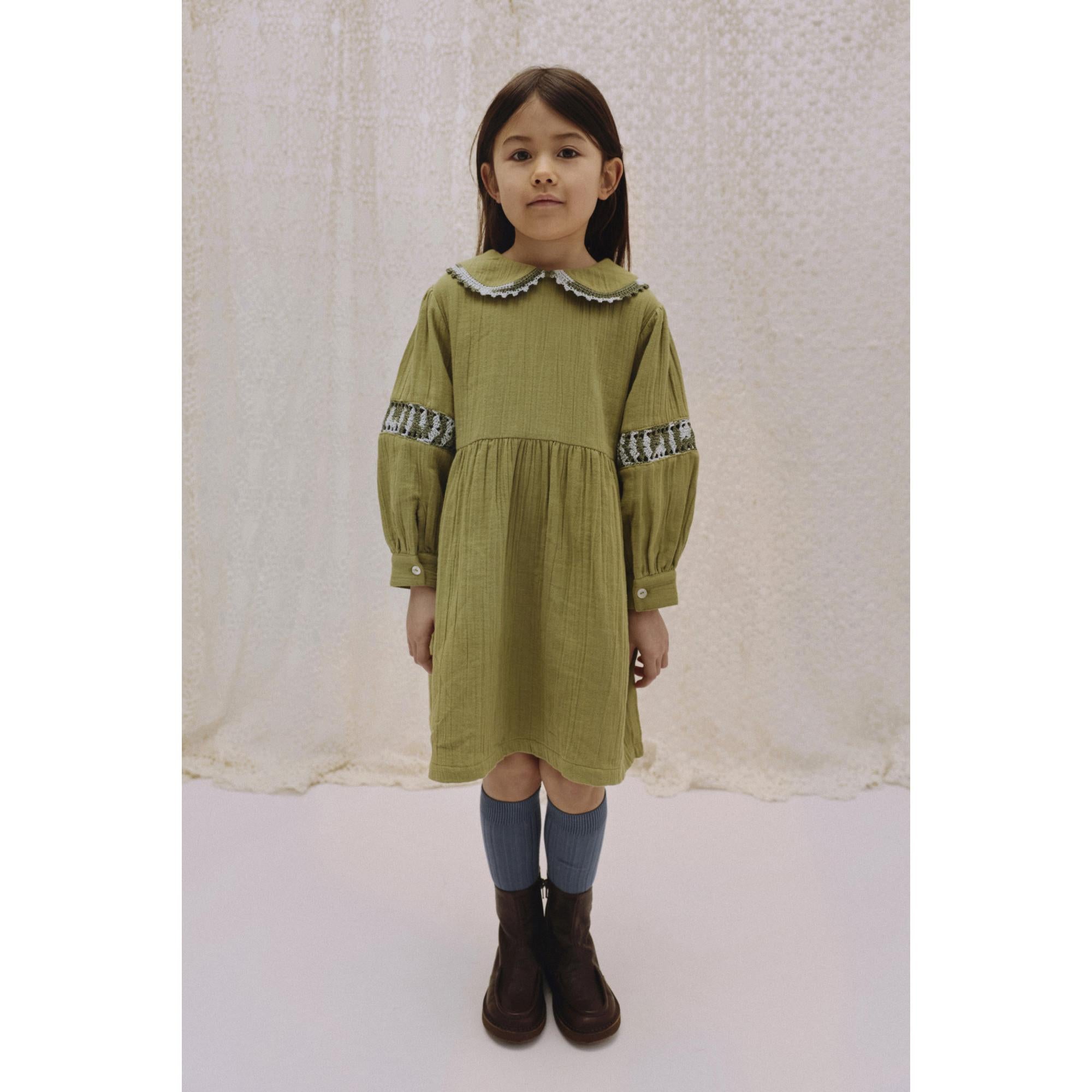 Kennedy Muslin Dress | Olive
