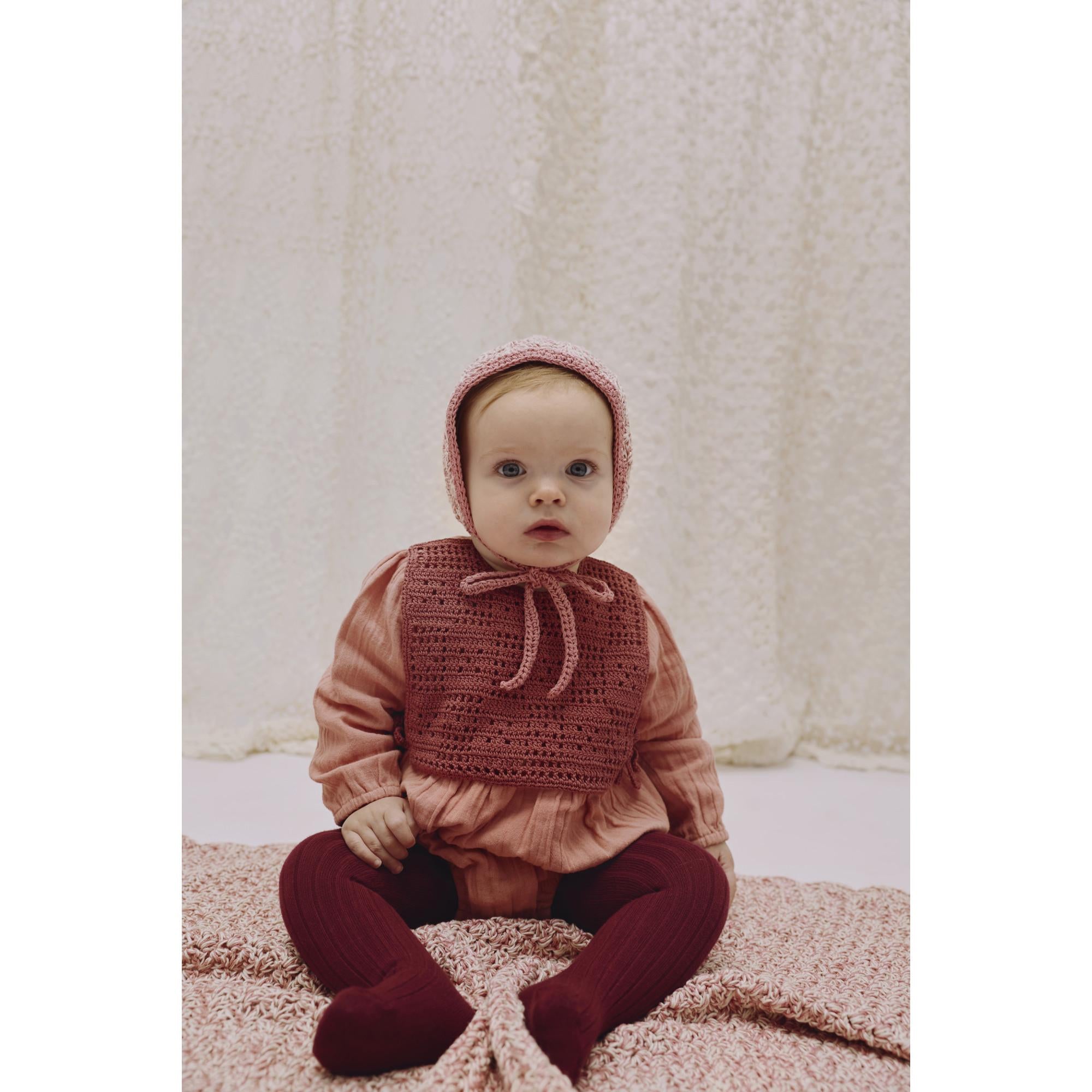 Lulu Panel Romper | Antique Rose