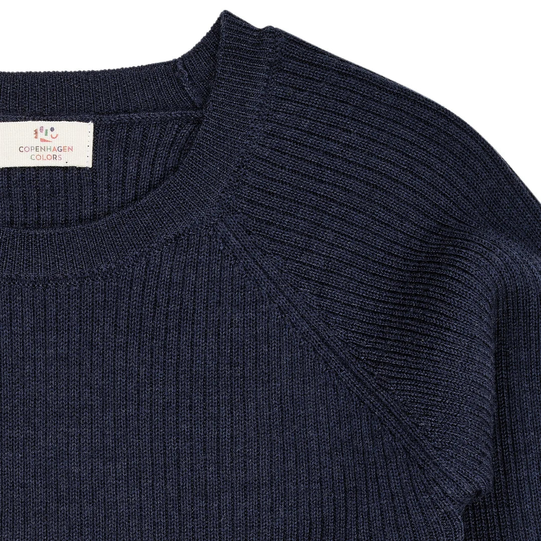 Merino Rib Set | Navy
