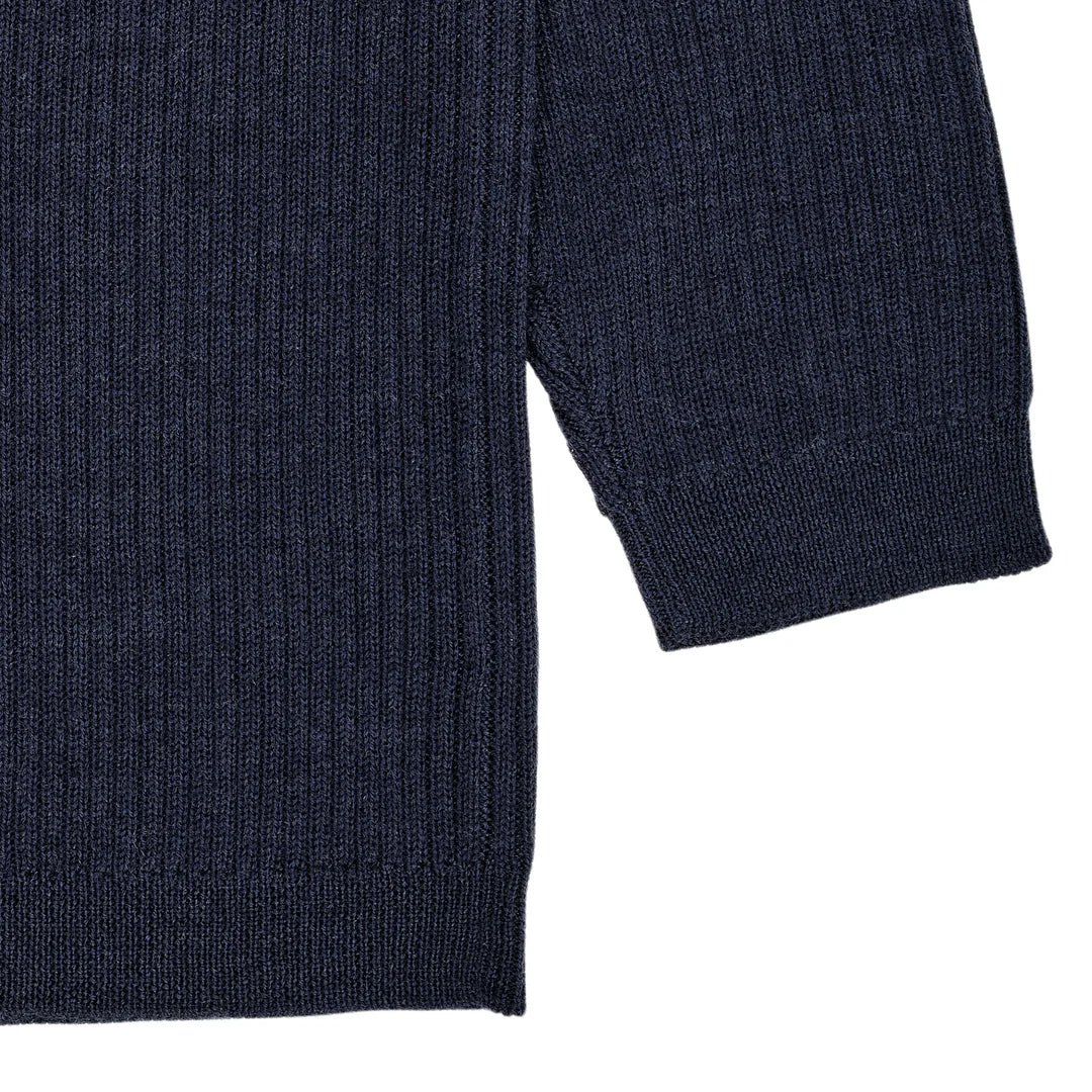 Merino Rib Set | Navy
