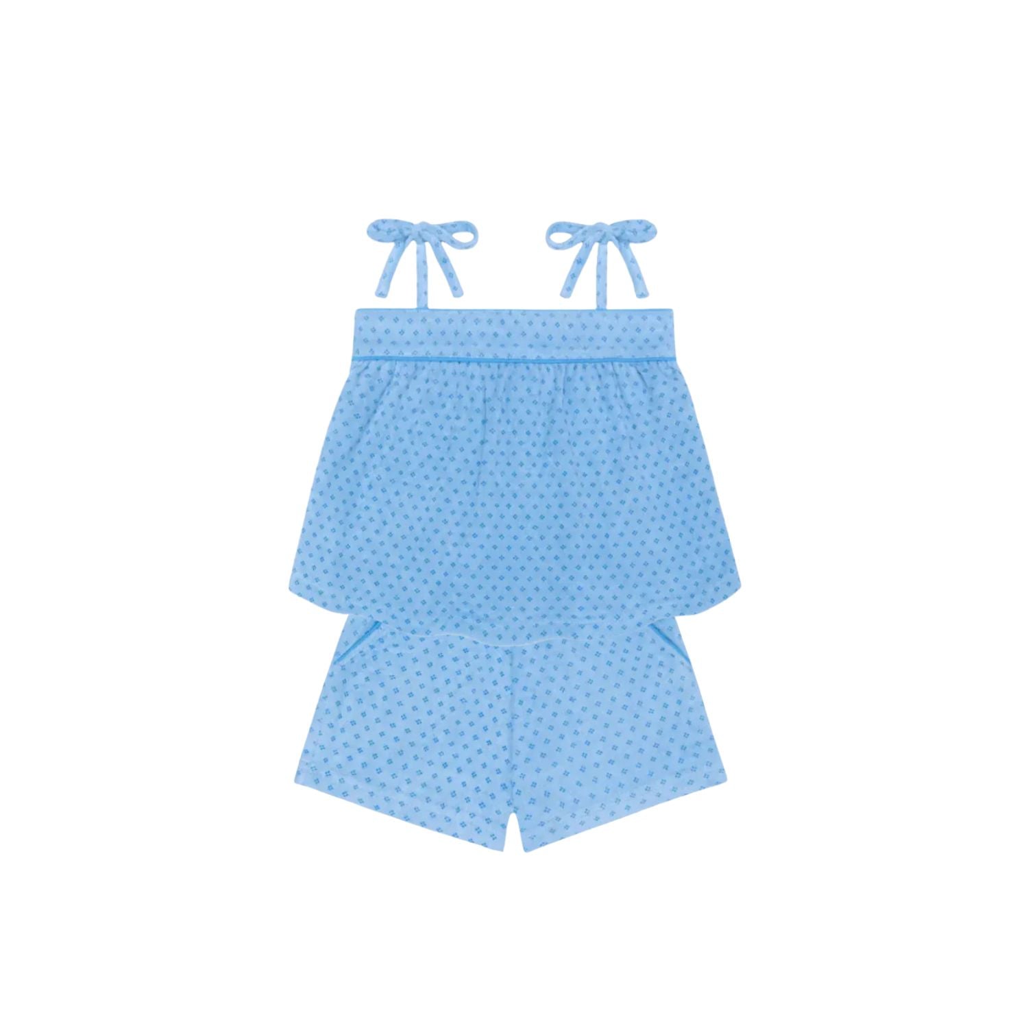 Tie Top And Short Set | Le Marin Dot