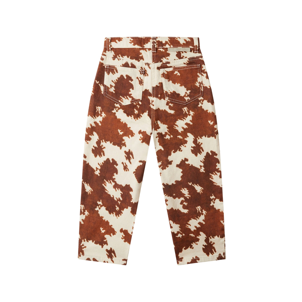 Equestrian Pants | Ivory/ Brown