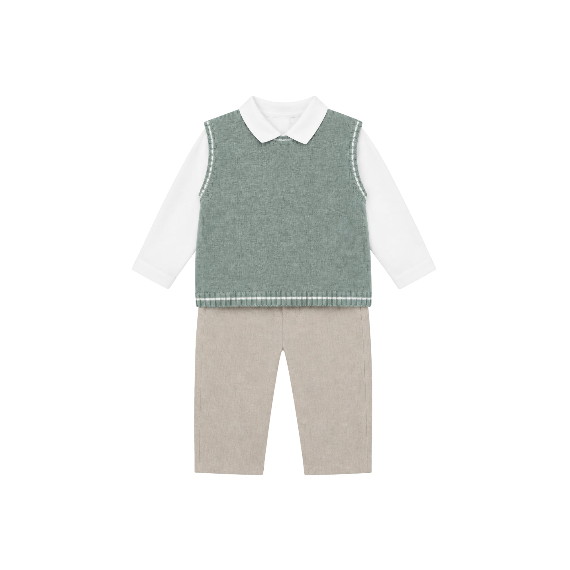 Knit Sweater Vest Set