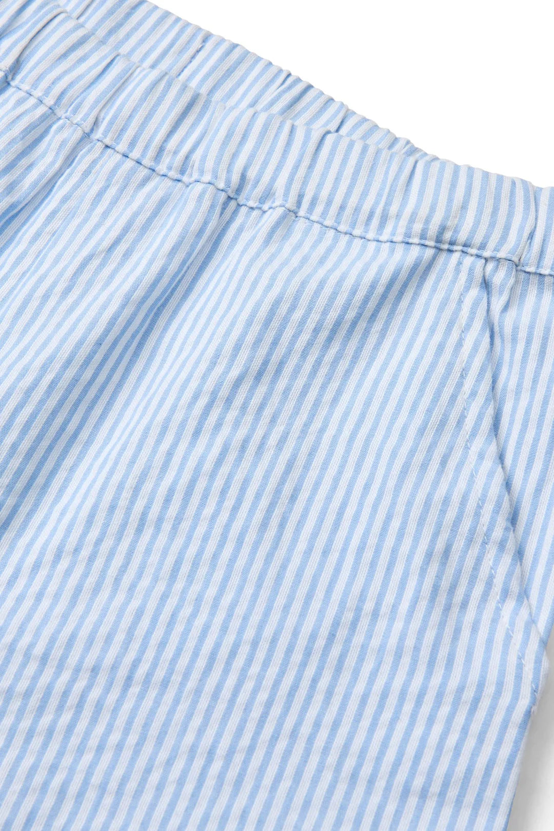 Seersucker Shorts Sporty | Sky Blue