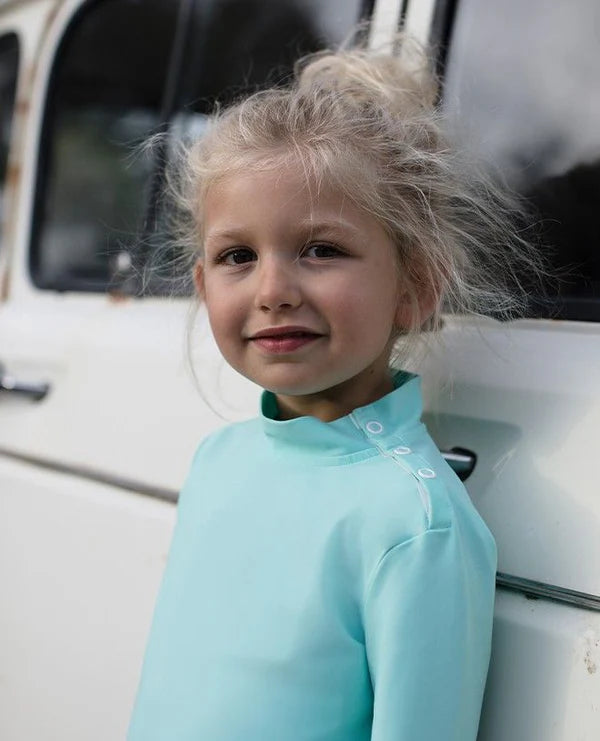 Turbot Rash Guard | Aqua