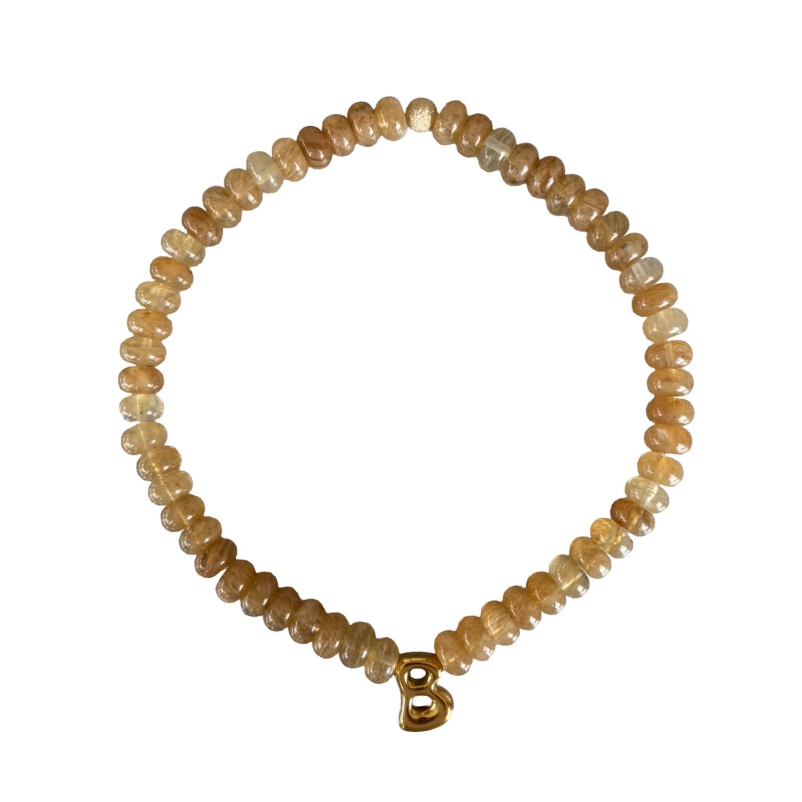 Initial Necklace | Bronze Monochrome