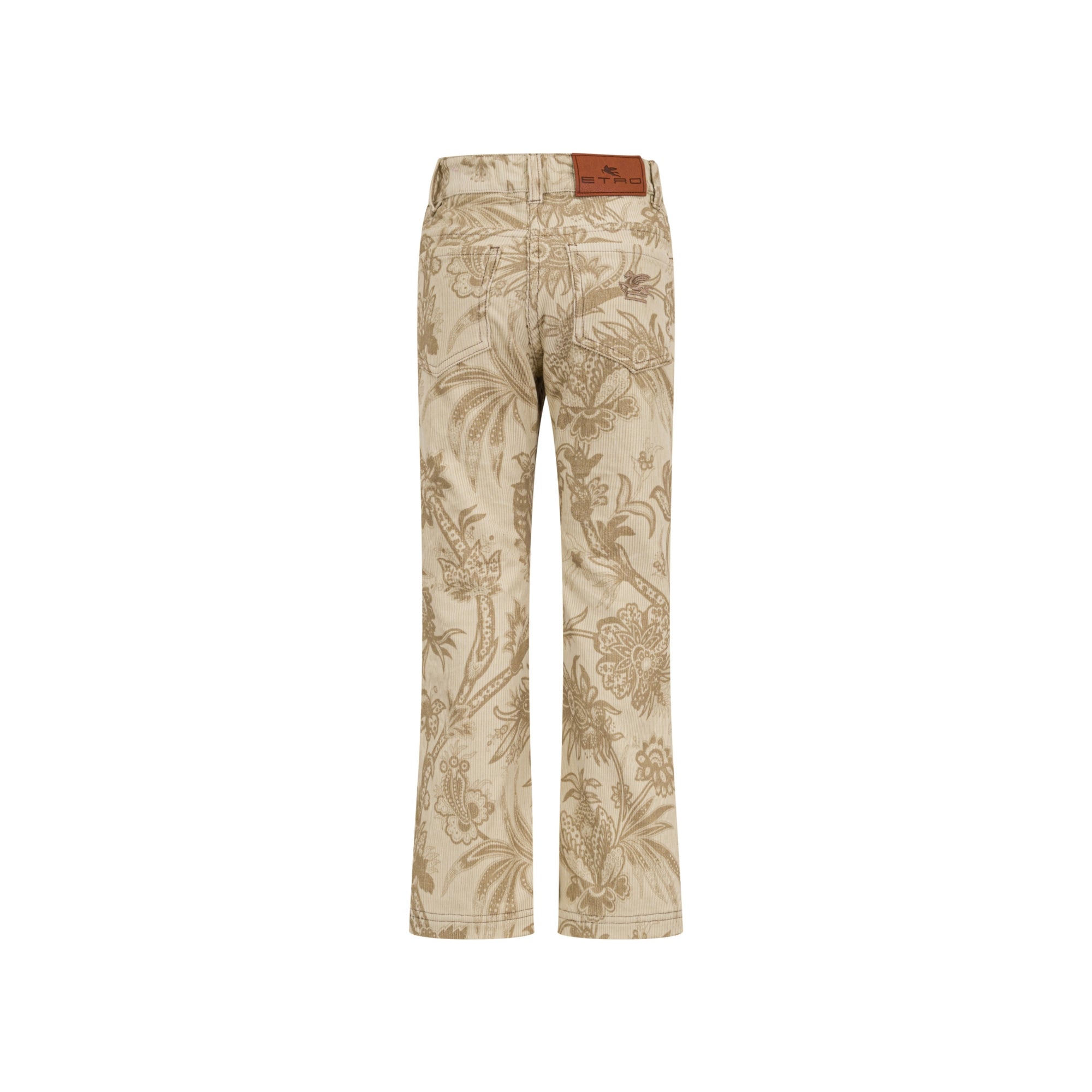 Flared Corduroy Trousers | Ivory